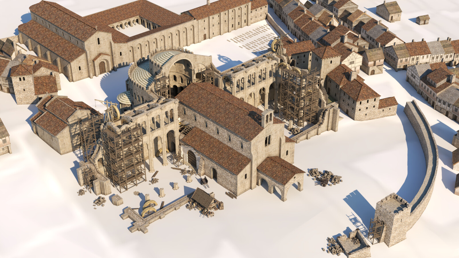 First texturing tests in V-ray
