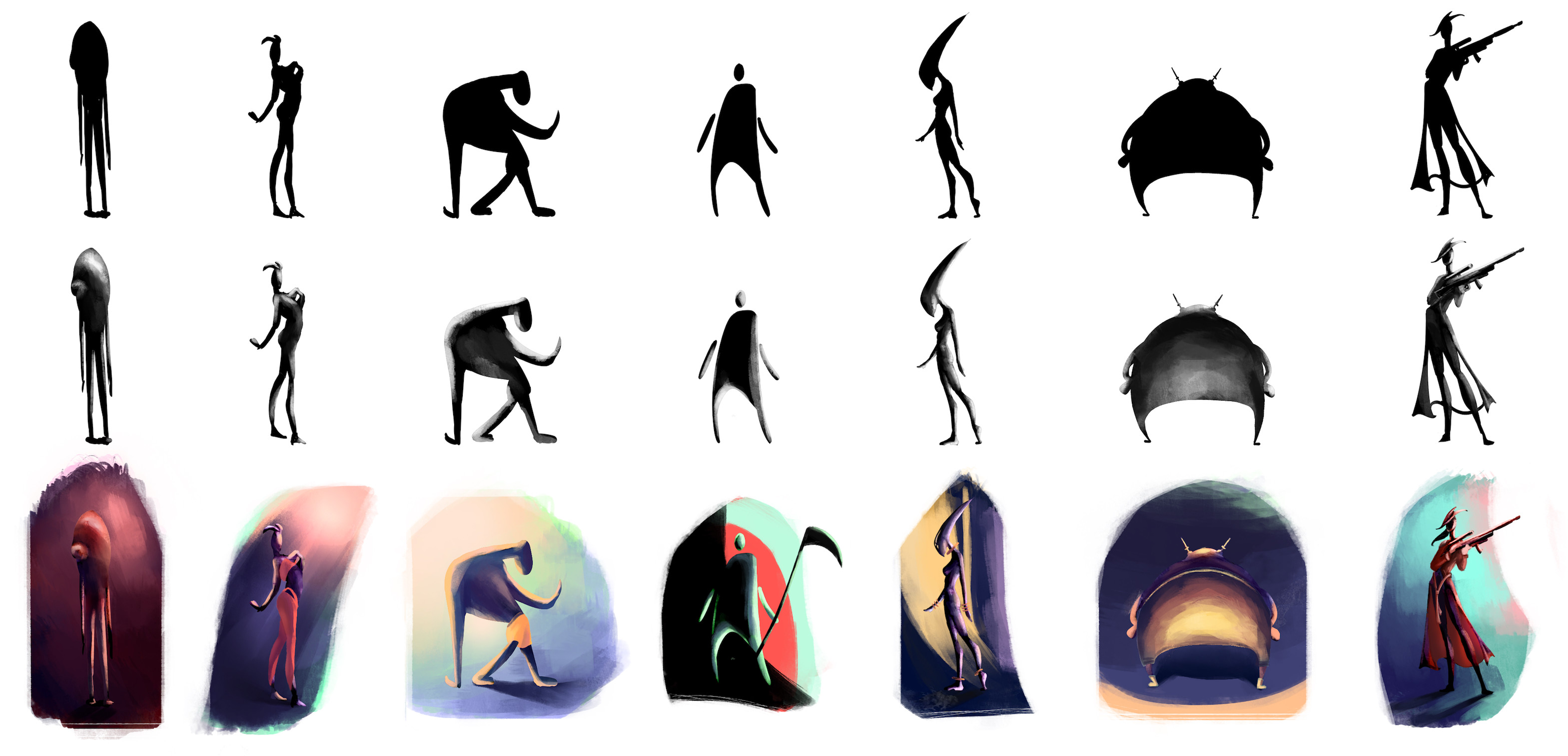 Silhouette and Color II