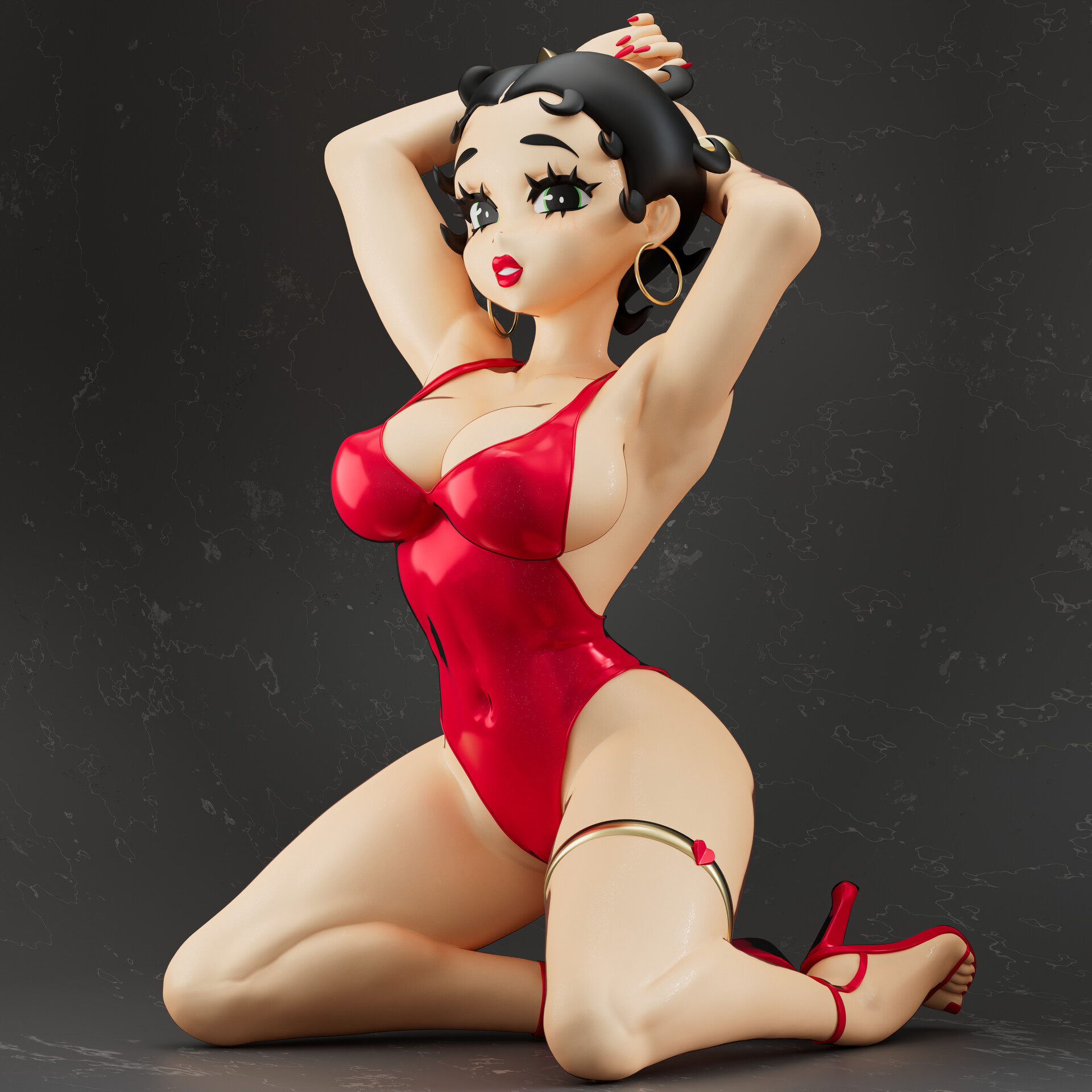 ArtStation - Betty Boop 3D Model