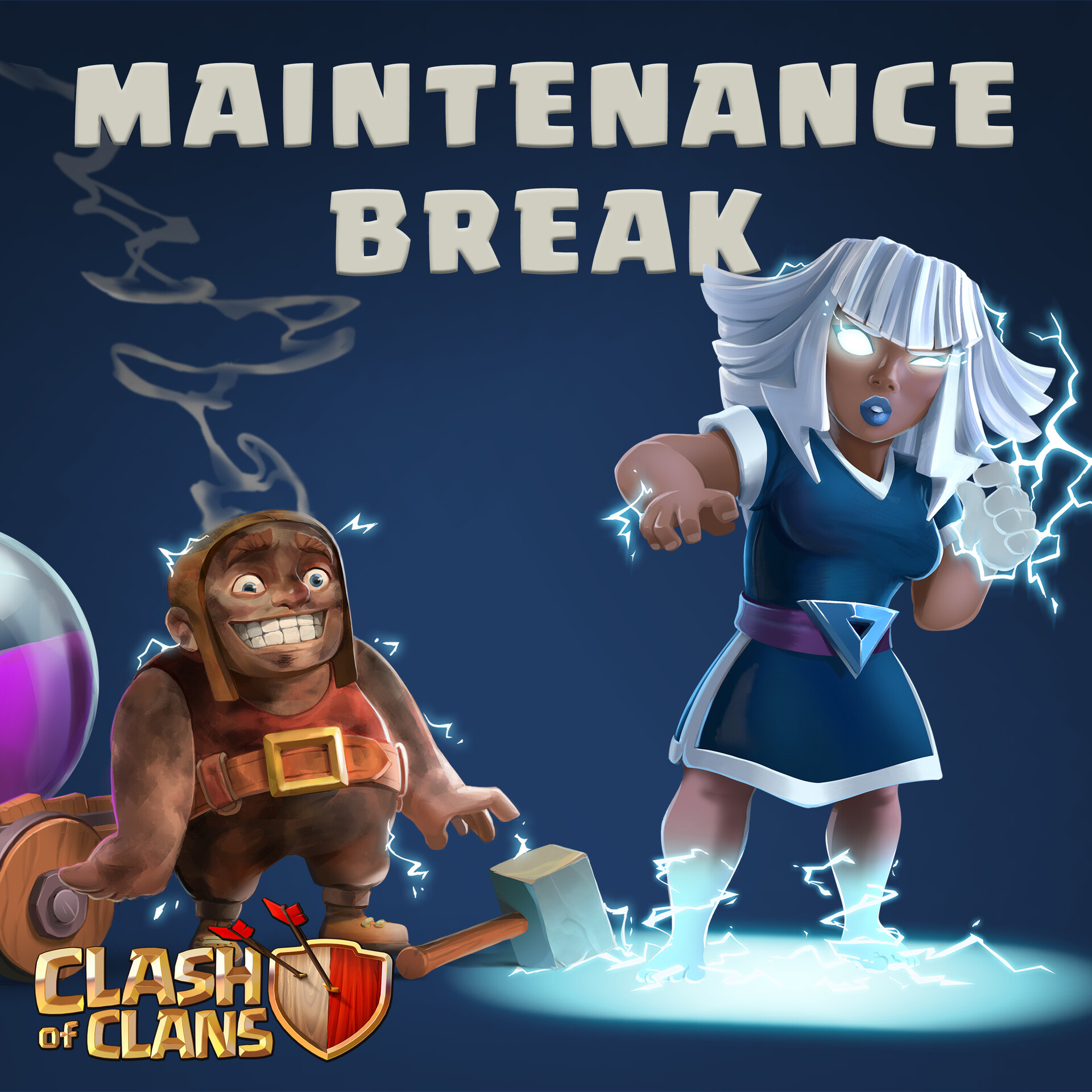 ArtStation Maintenance Break Clash of Clans