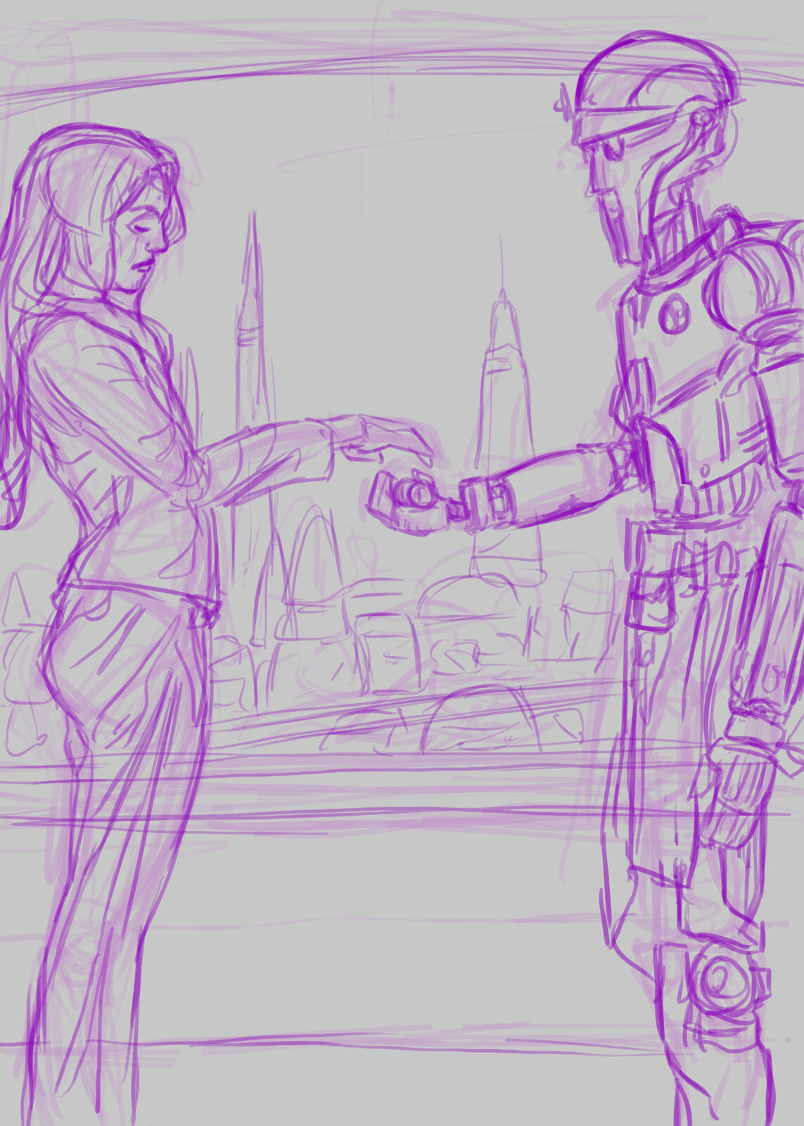 Initial sketch.