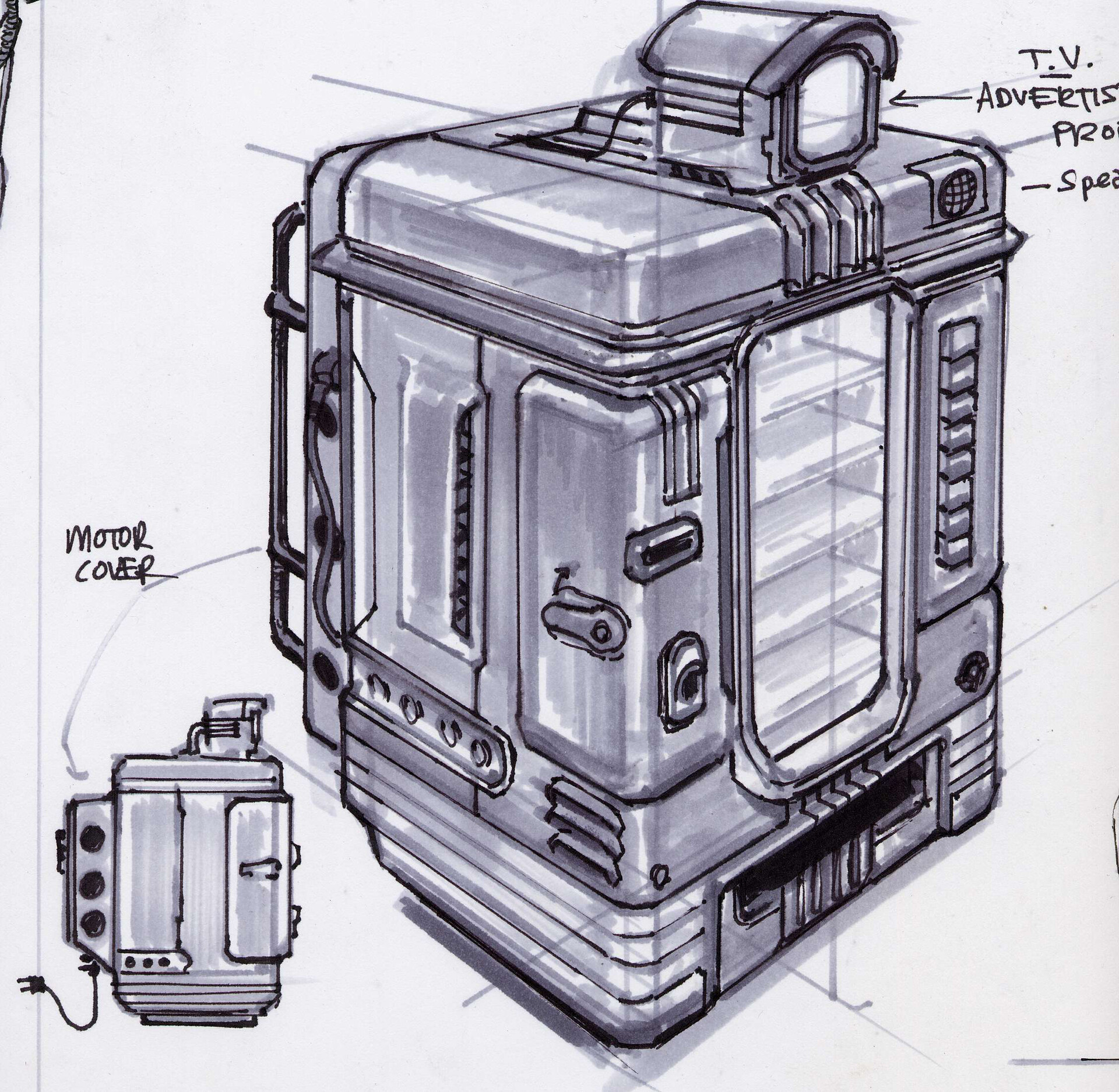 Harrison Reeves - Fallout 3 Concept Art - Vending Machine
