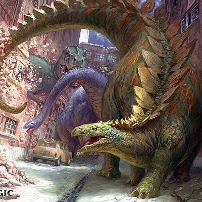 Displaced Dinosaurs (MtG, Doctor Who)