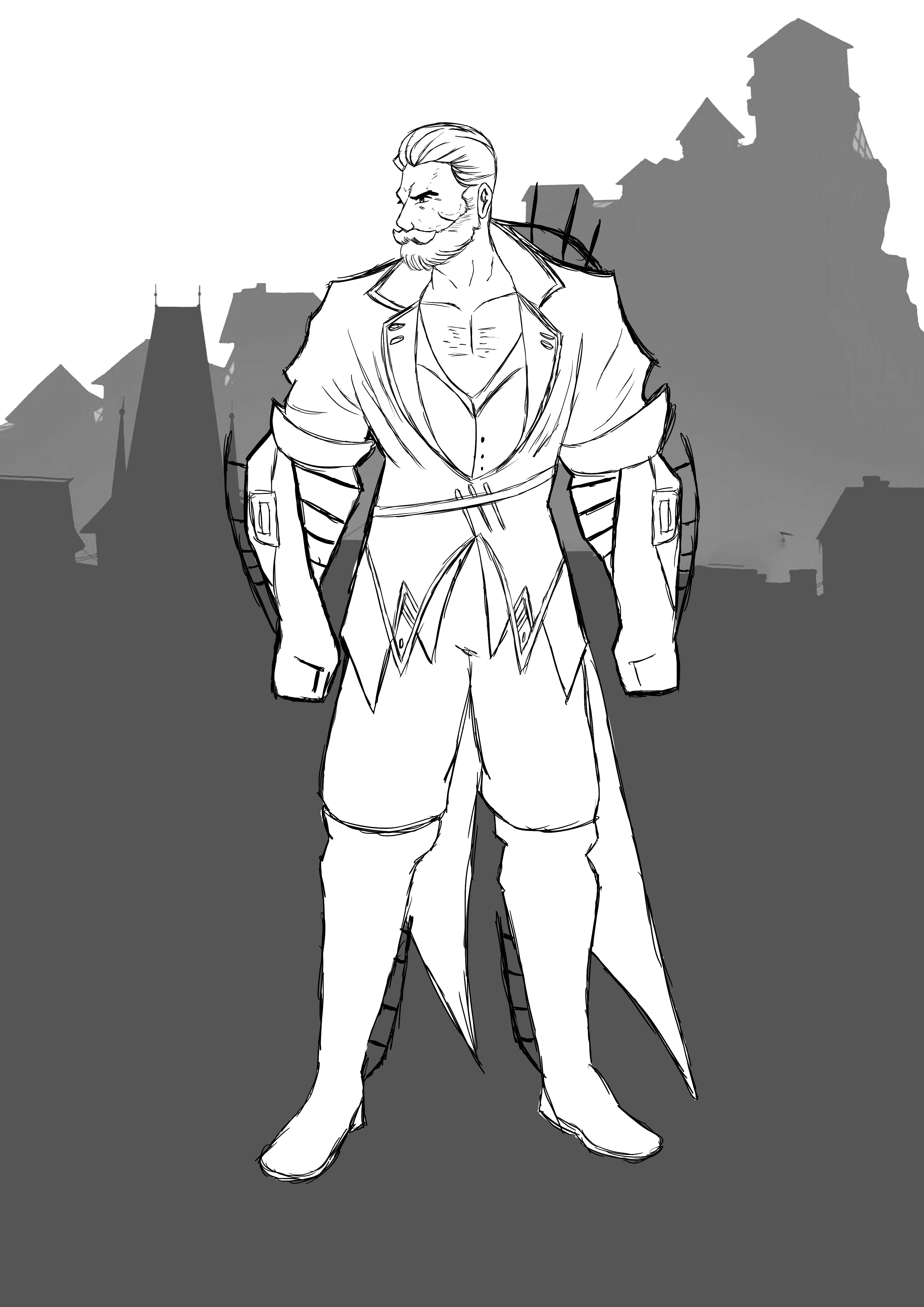 Caesar Sketch.