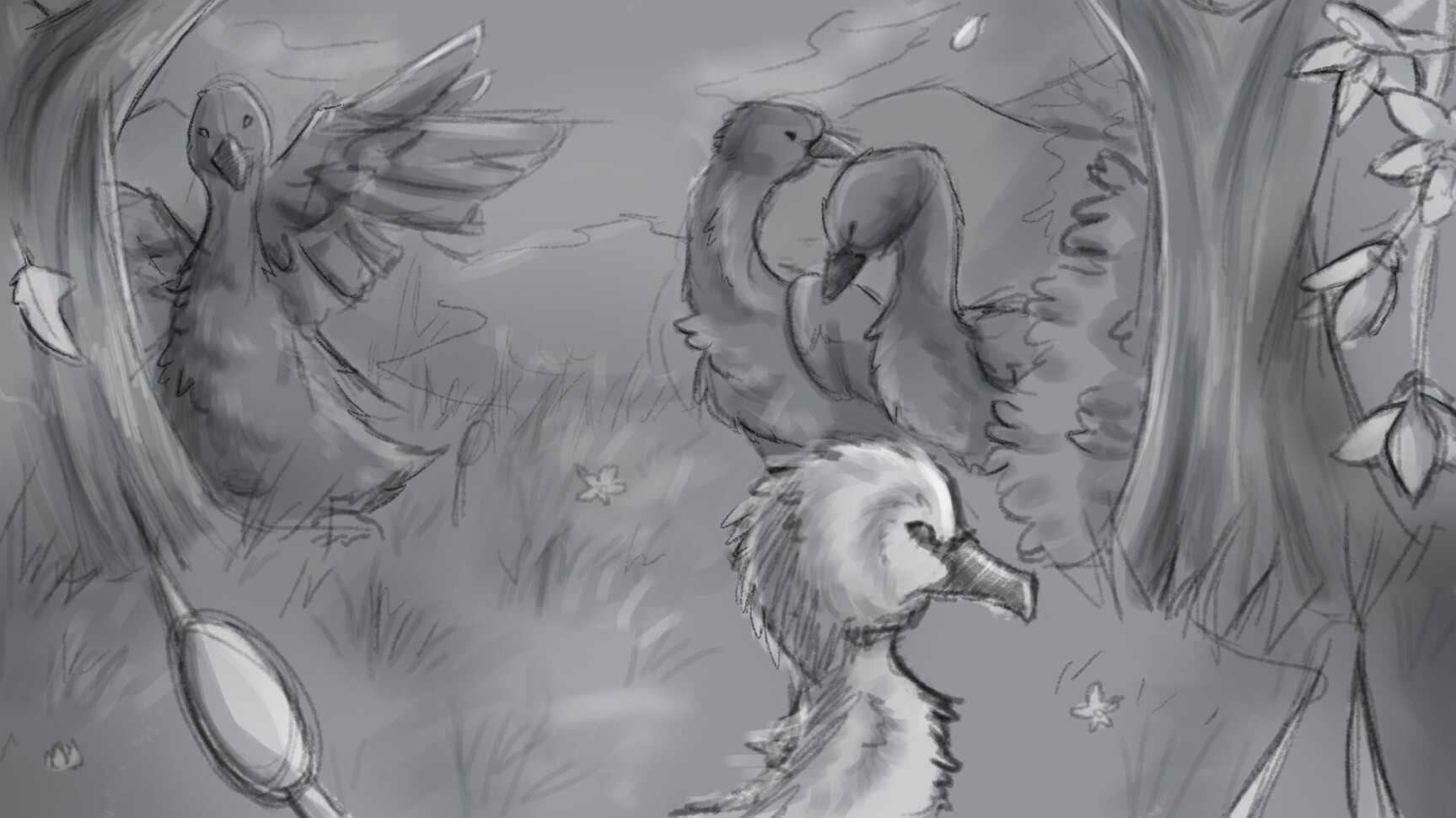 ArtStation - the ugly Duckling - Storyboard