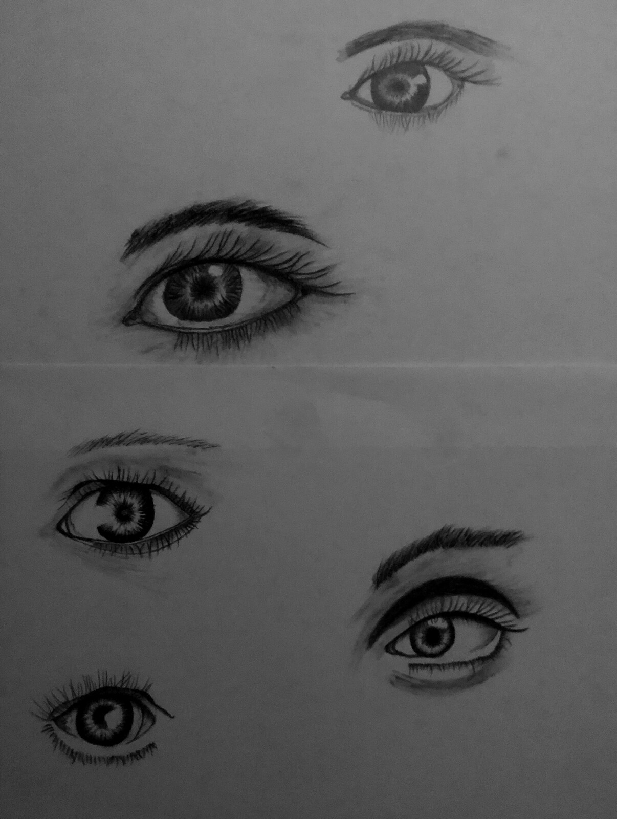 Eye Practices (2013ish, DIN A4)

Found them in my stack of artworks. Practice is key!