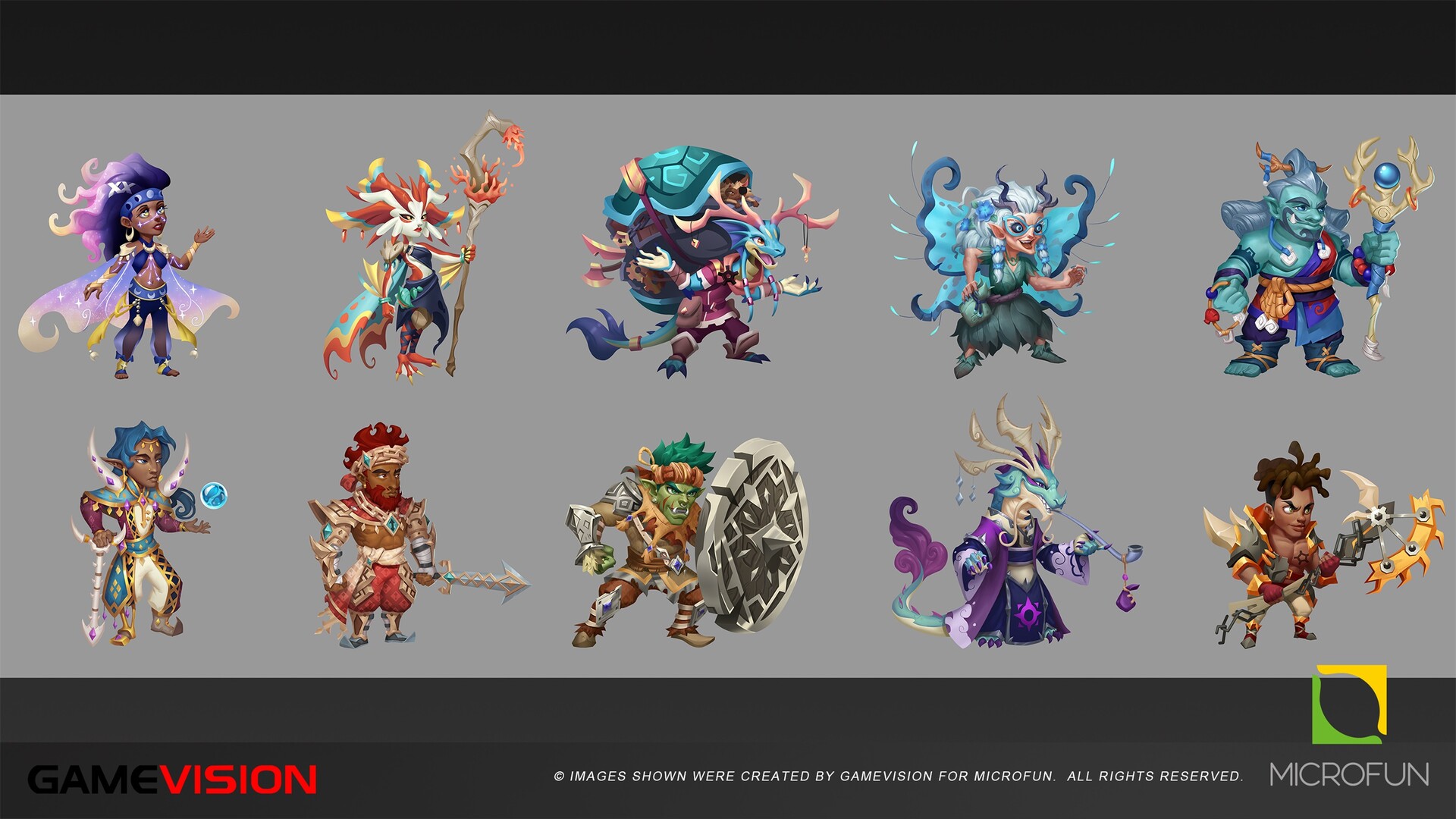 GameVision Studios - Character Design for Puzzle Legends