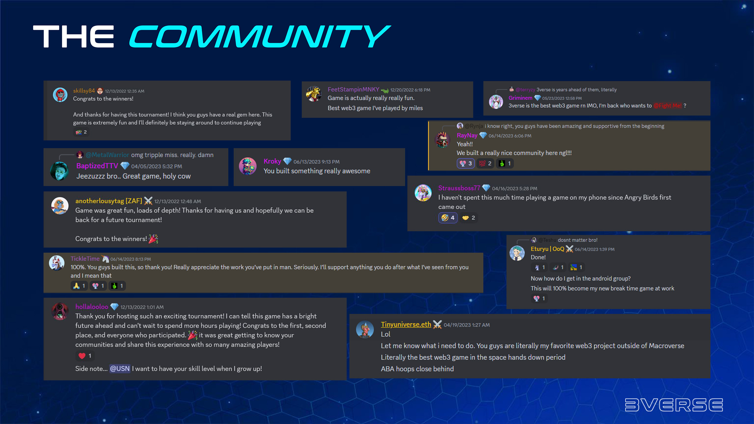 The best part about this project was hosting tournaments for over 500 participants and hearing their feedback. It was a truly humbling experience, especially as more and more pro gamers joined in.