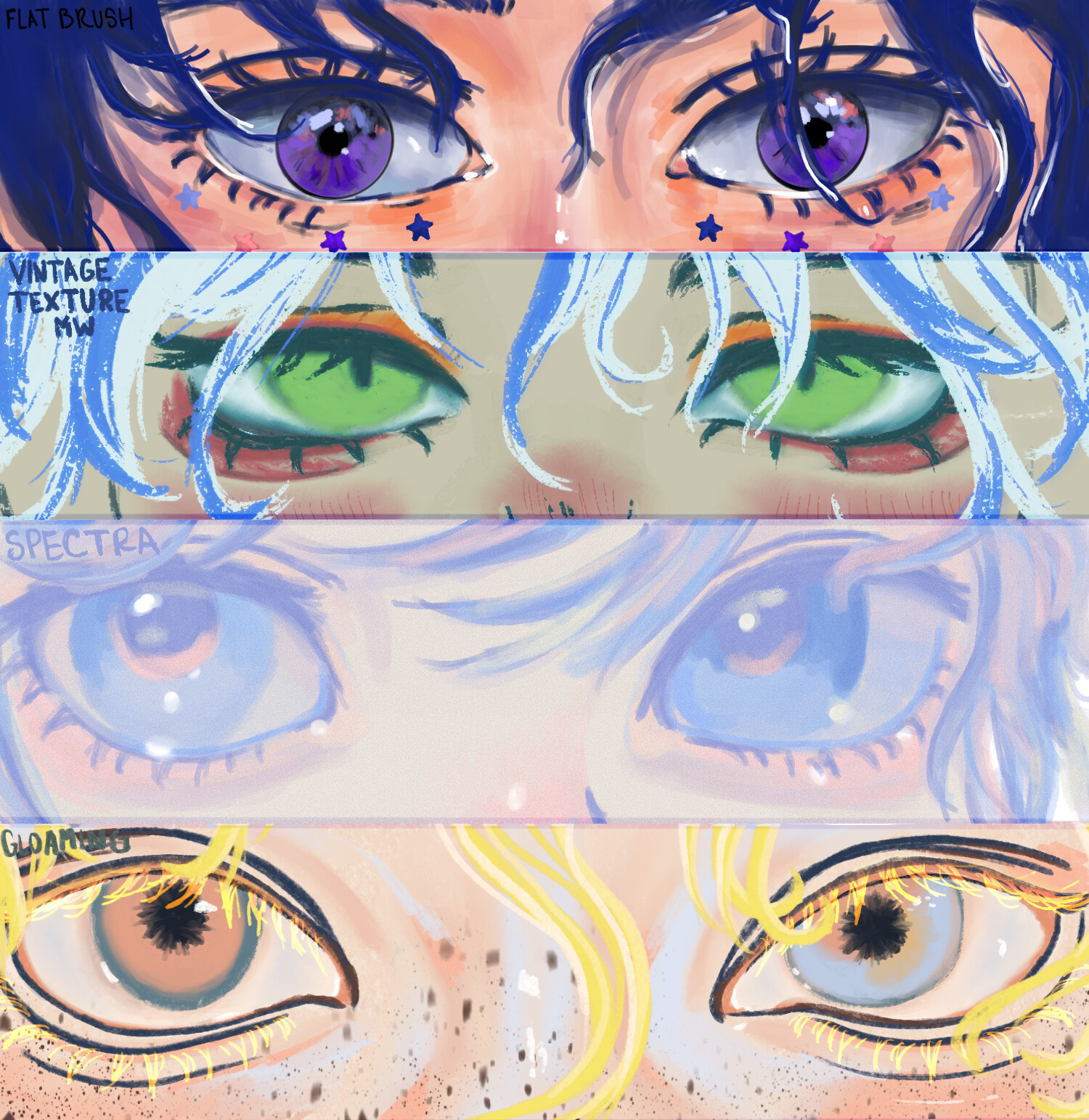 ArtStation - Eyes | Digital Painting