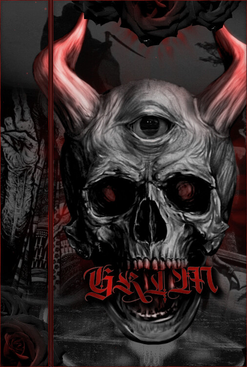 Artstation steam default artwork devil skull