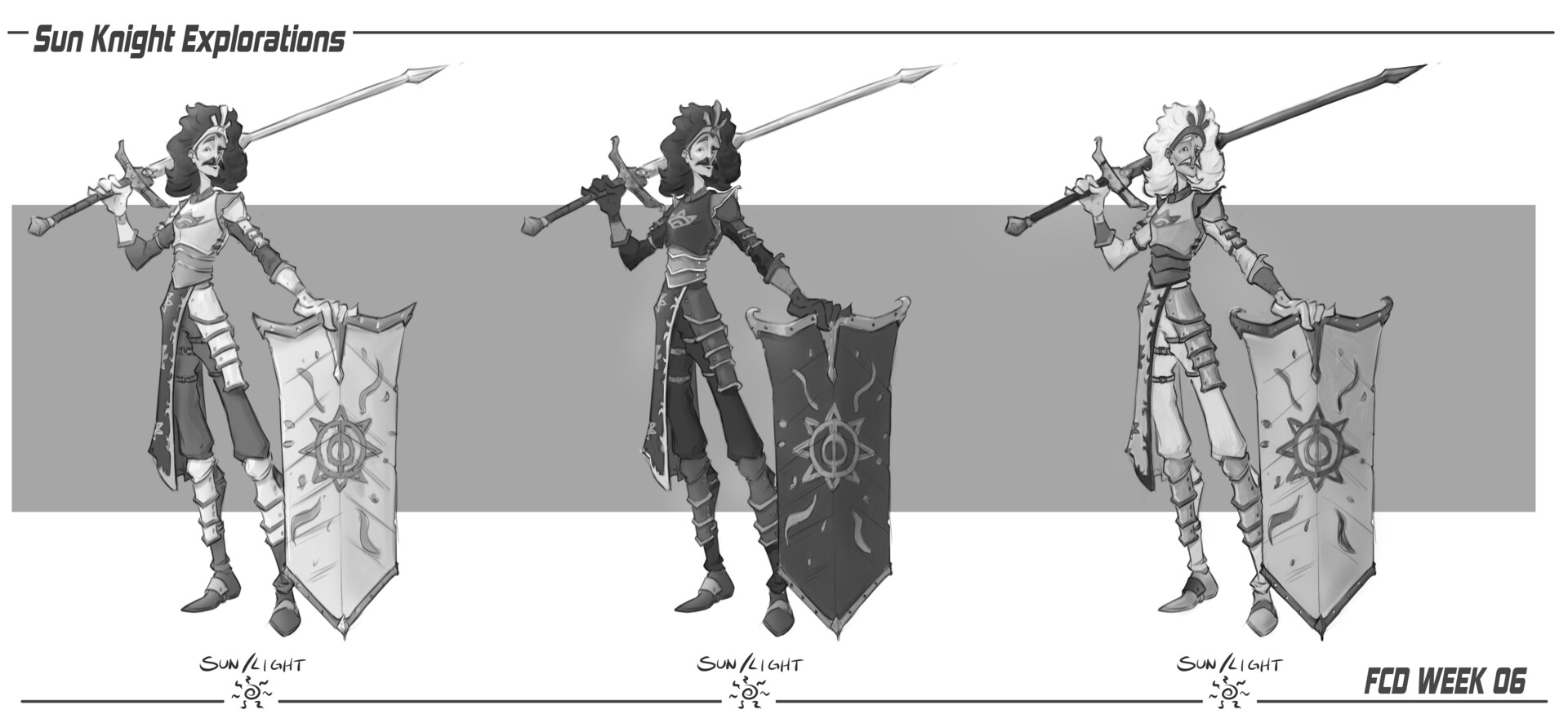 ArtStation - Character Design Studies - Knights and Vikings