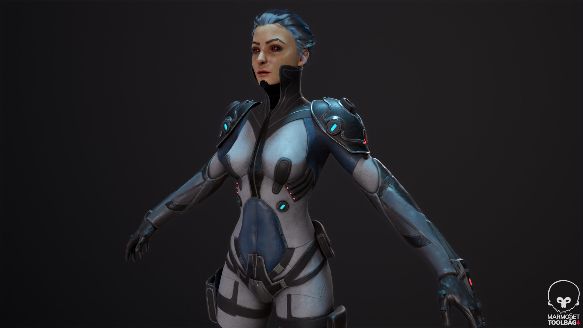 ArtStation - Cyber Girl