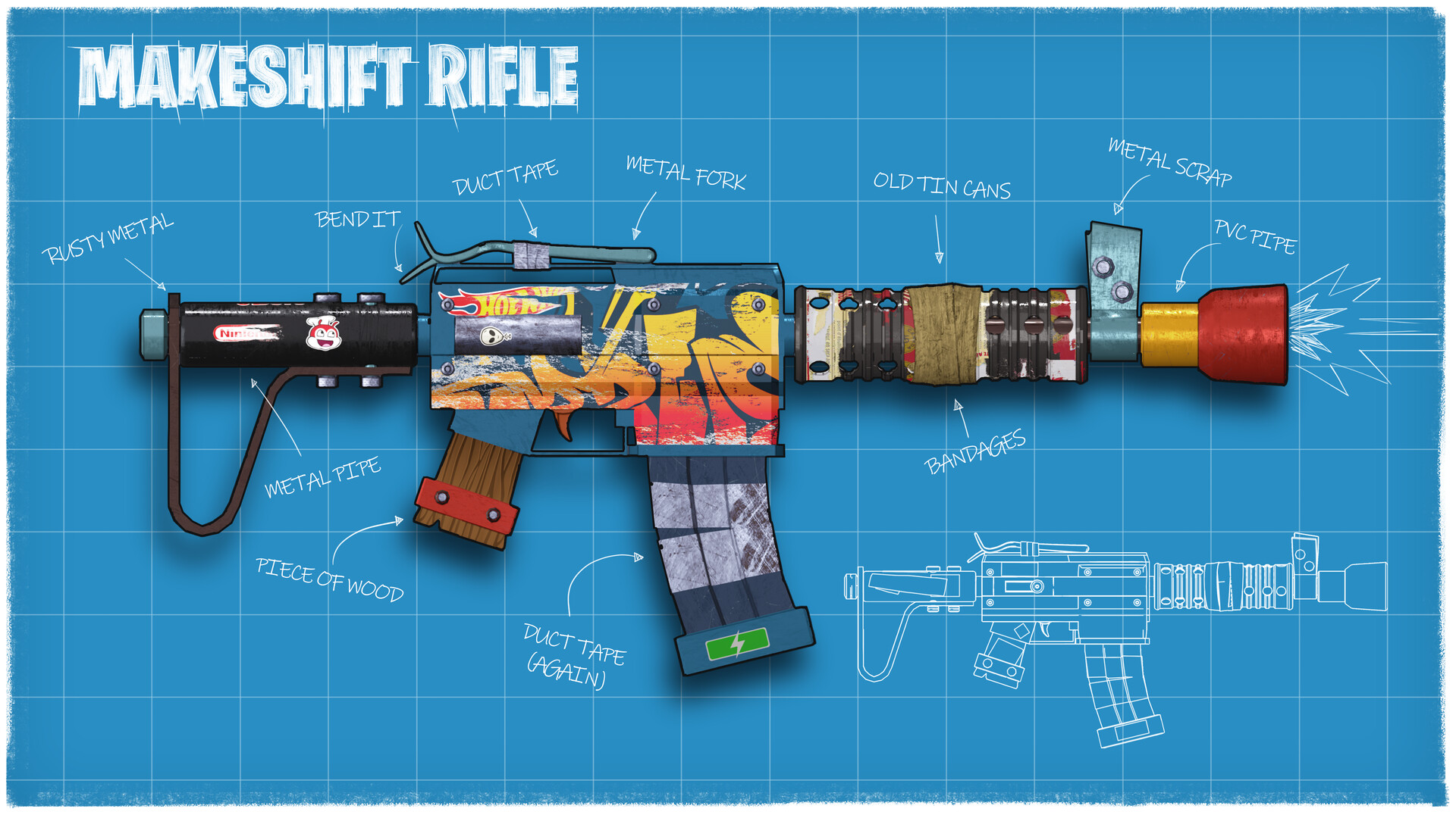 Martoni Eleazar - Makeshift Rifle - The Fun Gun