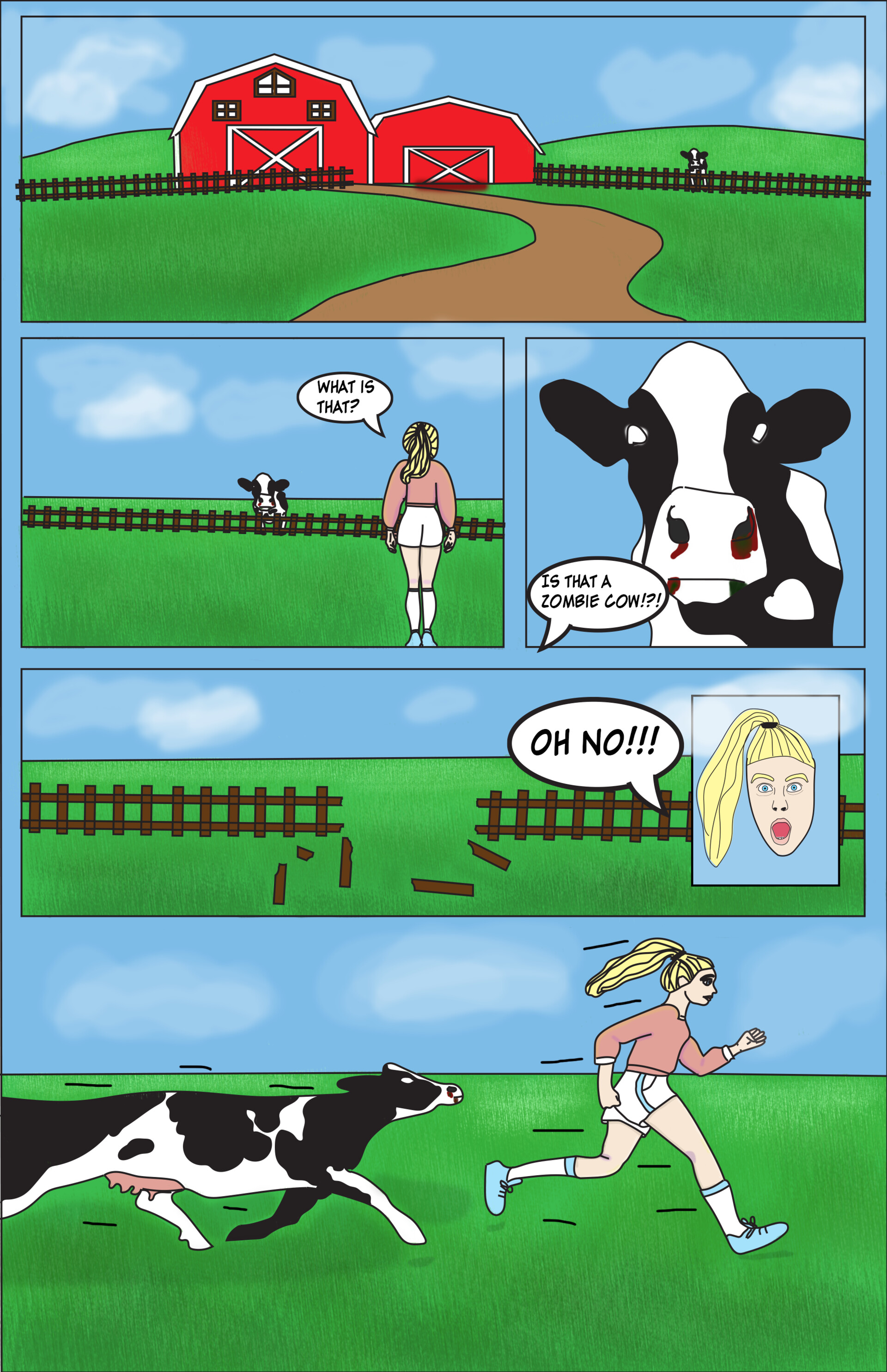 ArtStation - Into Visualization Comic page