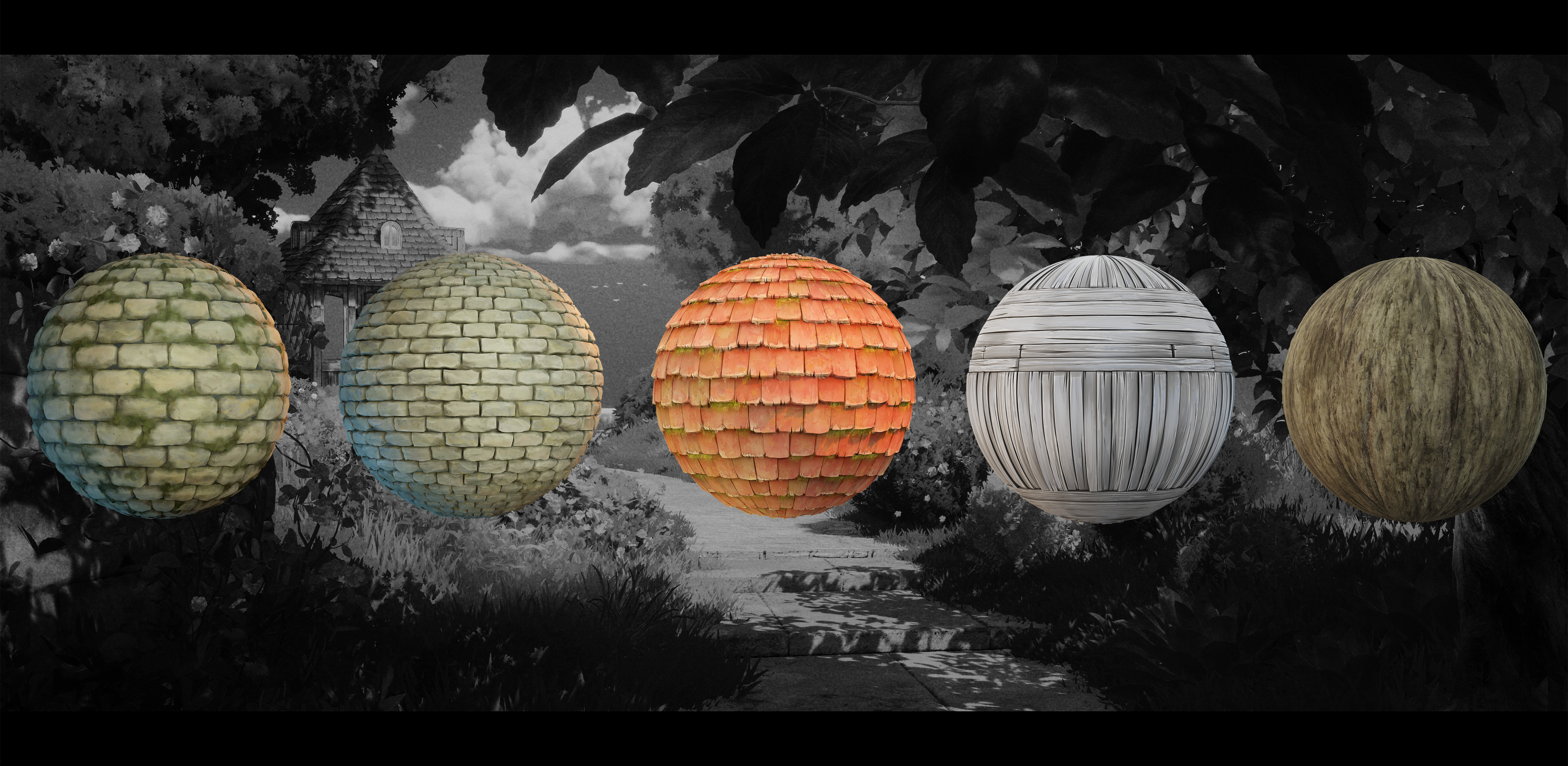 Material created entirely in Substance Designer