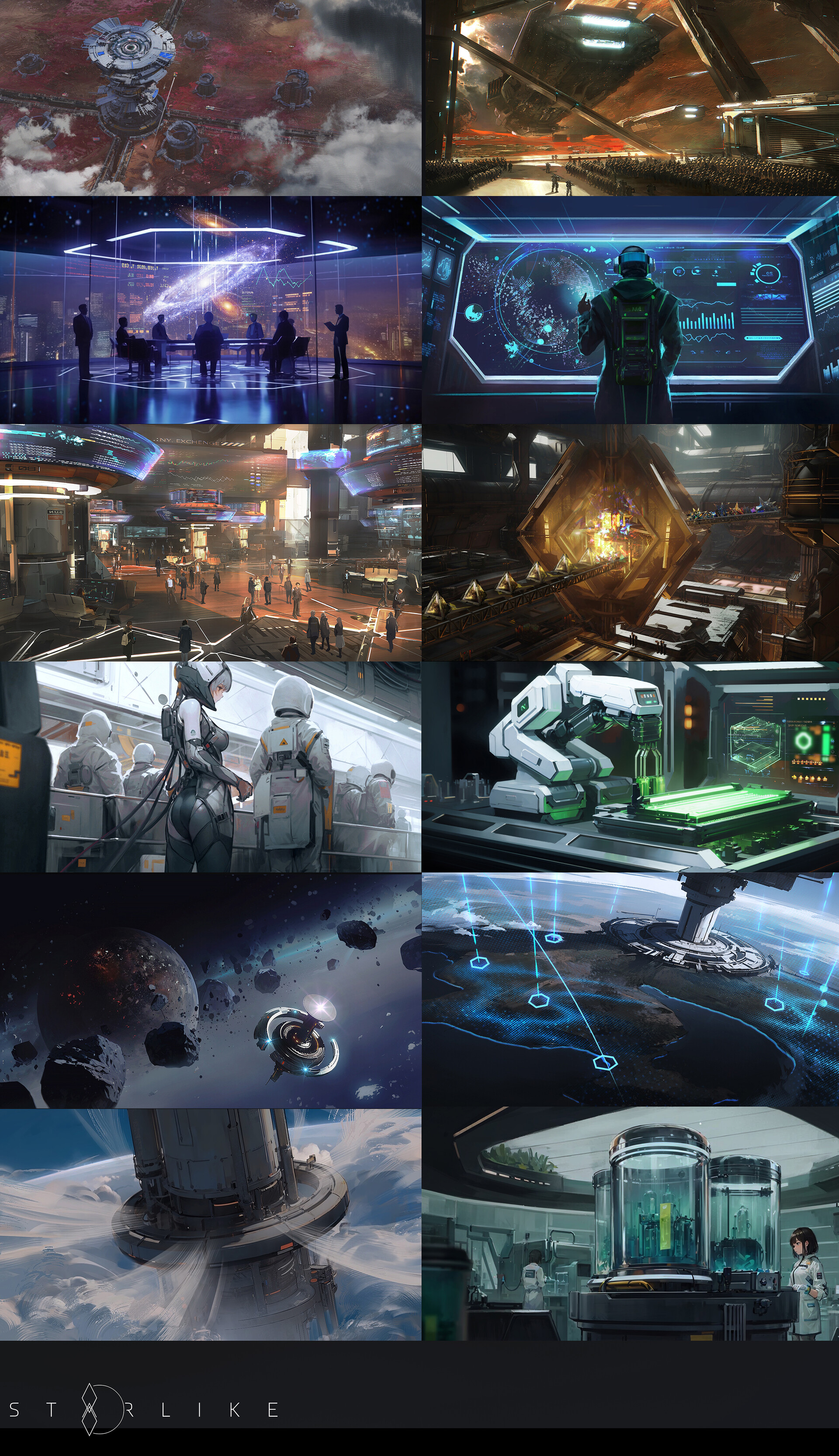 ArtStation - STARLIKE Concept Art Design Collection(Team Works)