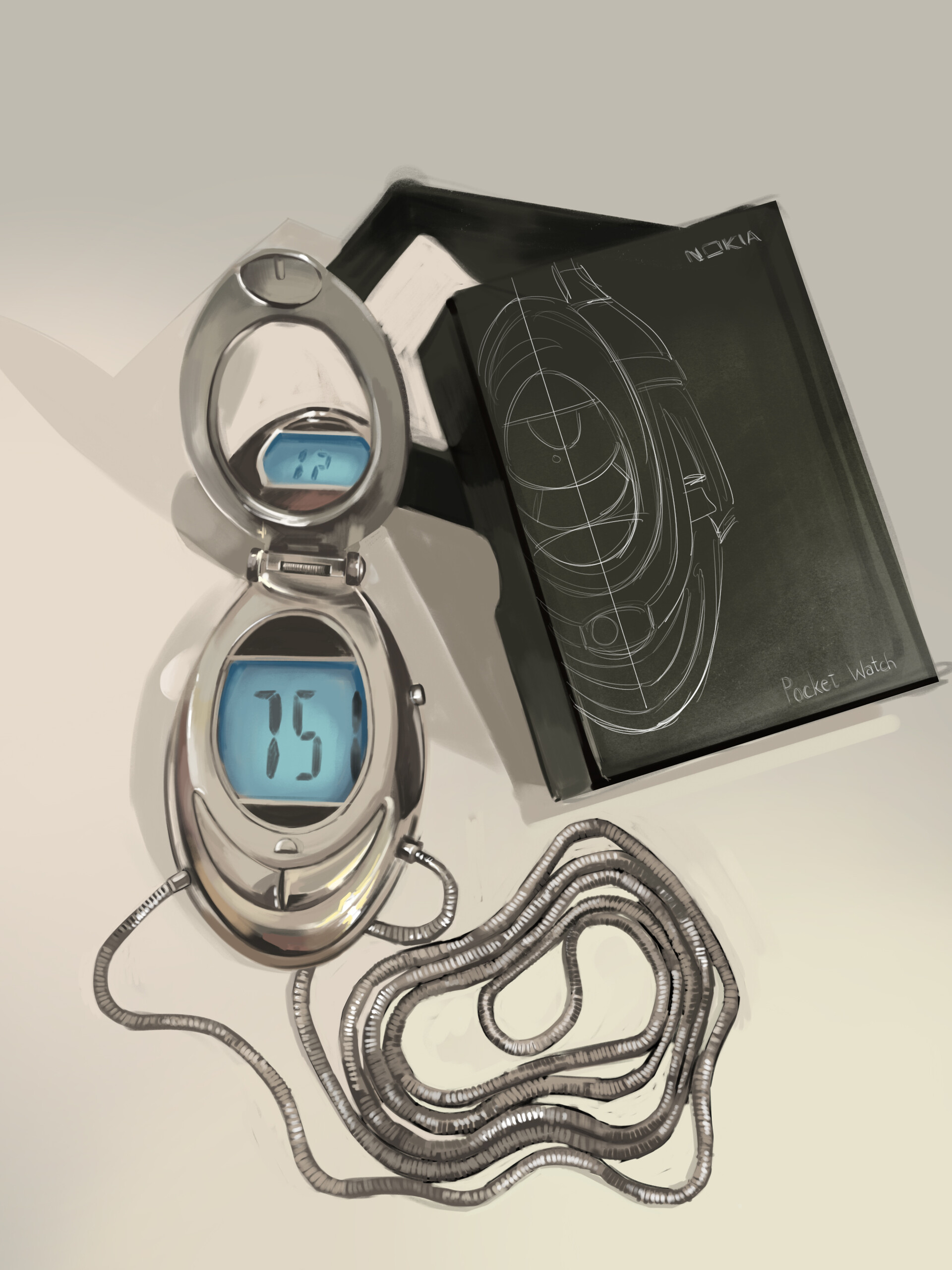 Nokia 8580 hot sale pocket watch