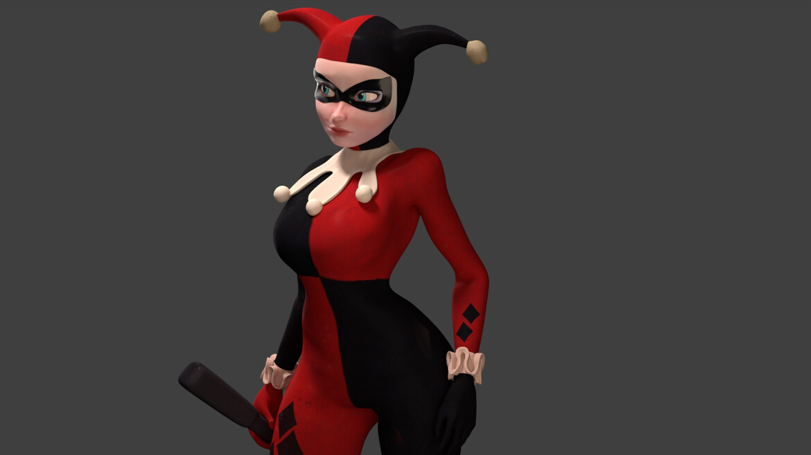 Lindsay L. Harley Quinn 3D character
