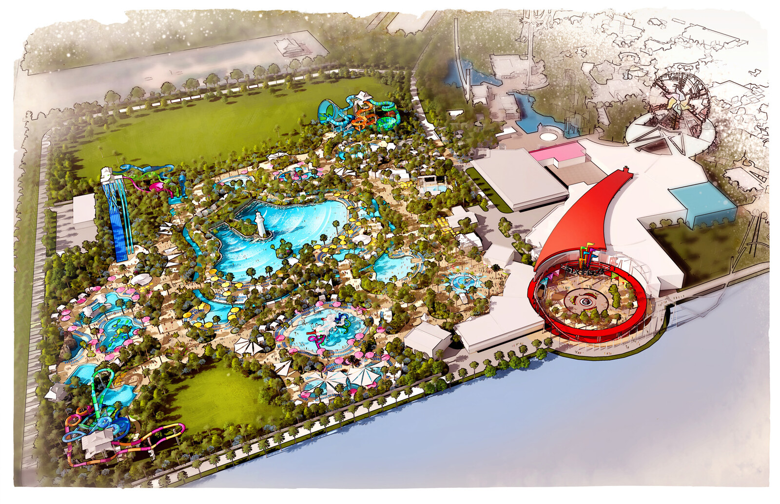 Six Flags Vietnam aerial