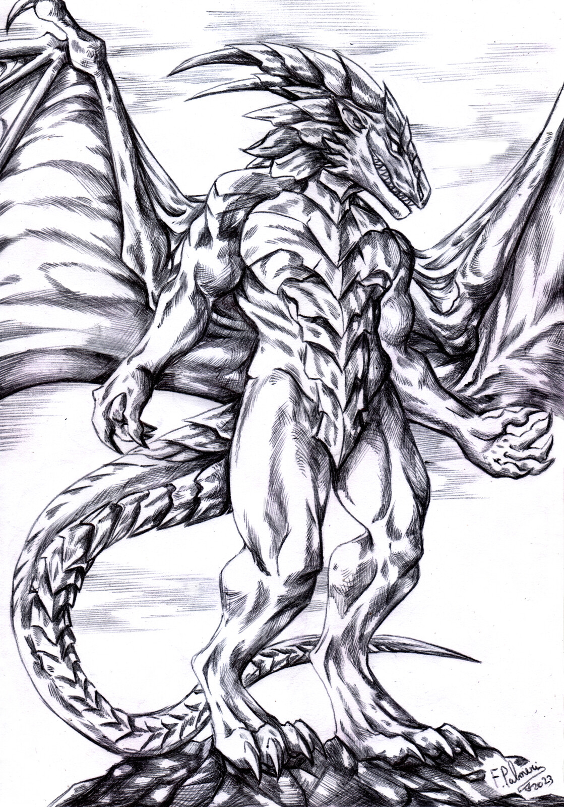 WIP - Ballpoint pen 
