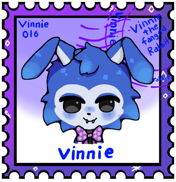 F + N (Alphabet Lore) ✨ Vinnie The Fanged Rabbit