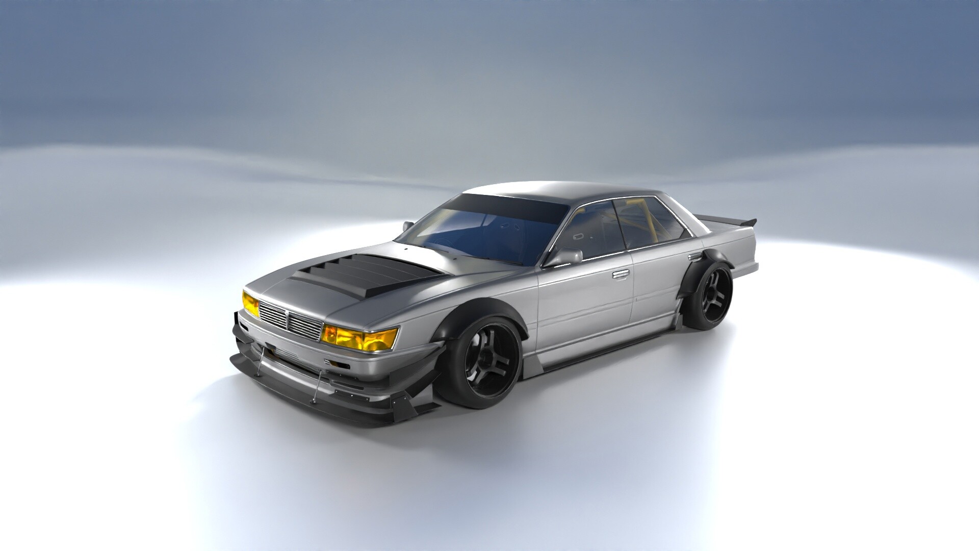 ArtStation - ''DRIFT Nissan Laurel C33'' 🖤 ArtStation - ''DRIFT Nissan Laurel C33'' 🖤