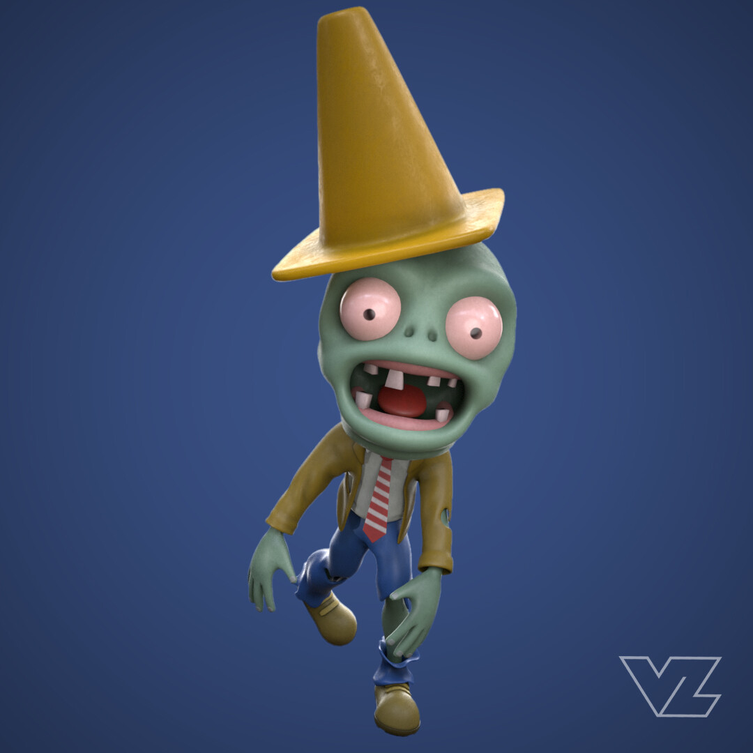 Varizal Zulmi - Basic Zombie Plants vs Zombies 3D Fanart