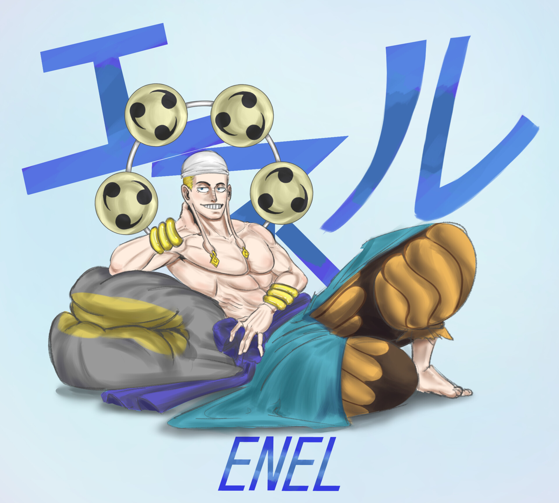Artstation Enel One Piece Fanart Anime One Piece Fanart Fan Art/one ...