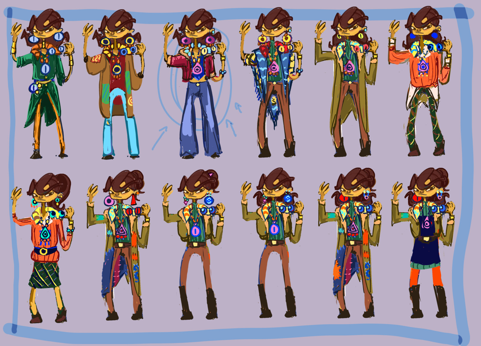 Anna Wägner - Psychonauts OC - Personal Project