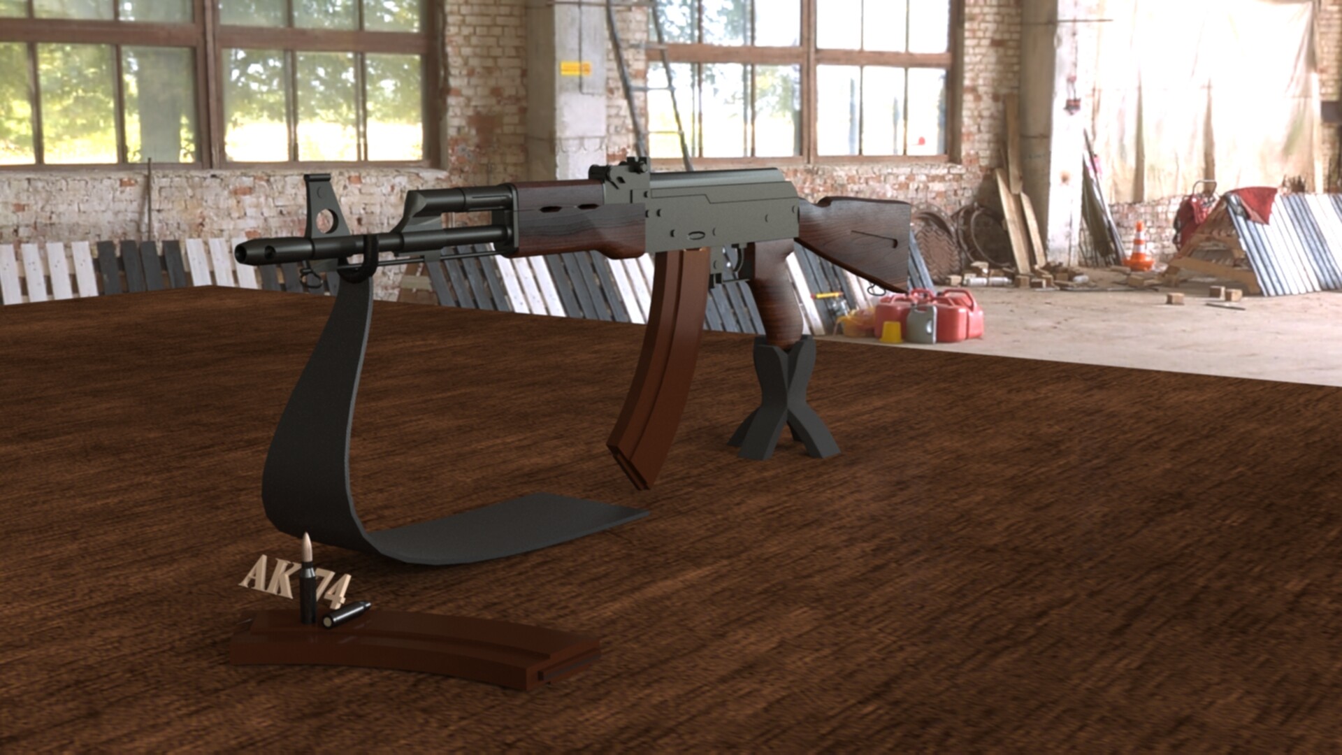 ArtStation - Russian AK-74 3D Model - The Iconic Soviet Assault.