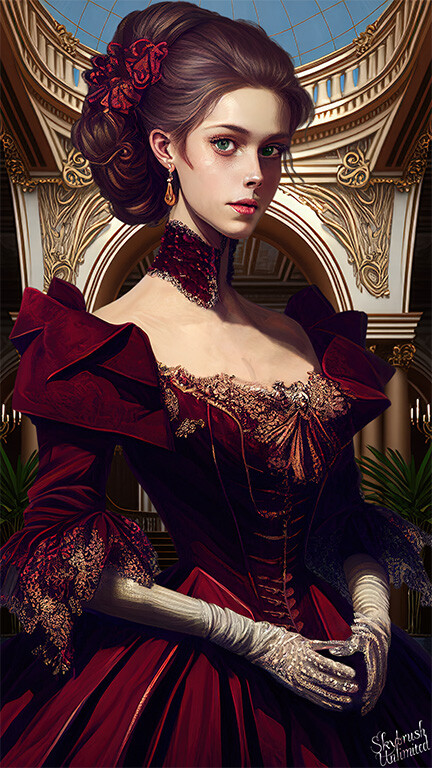 ArtStation - Lady in palace