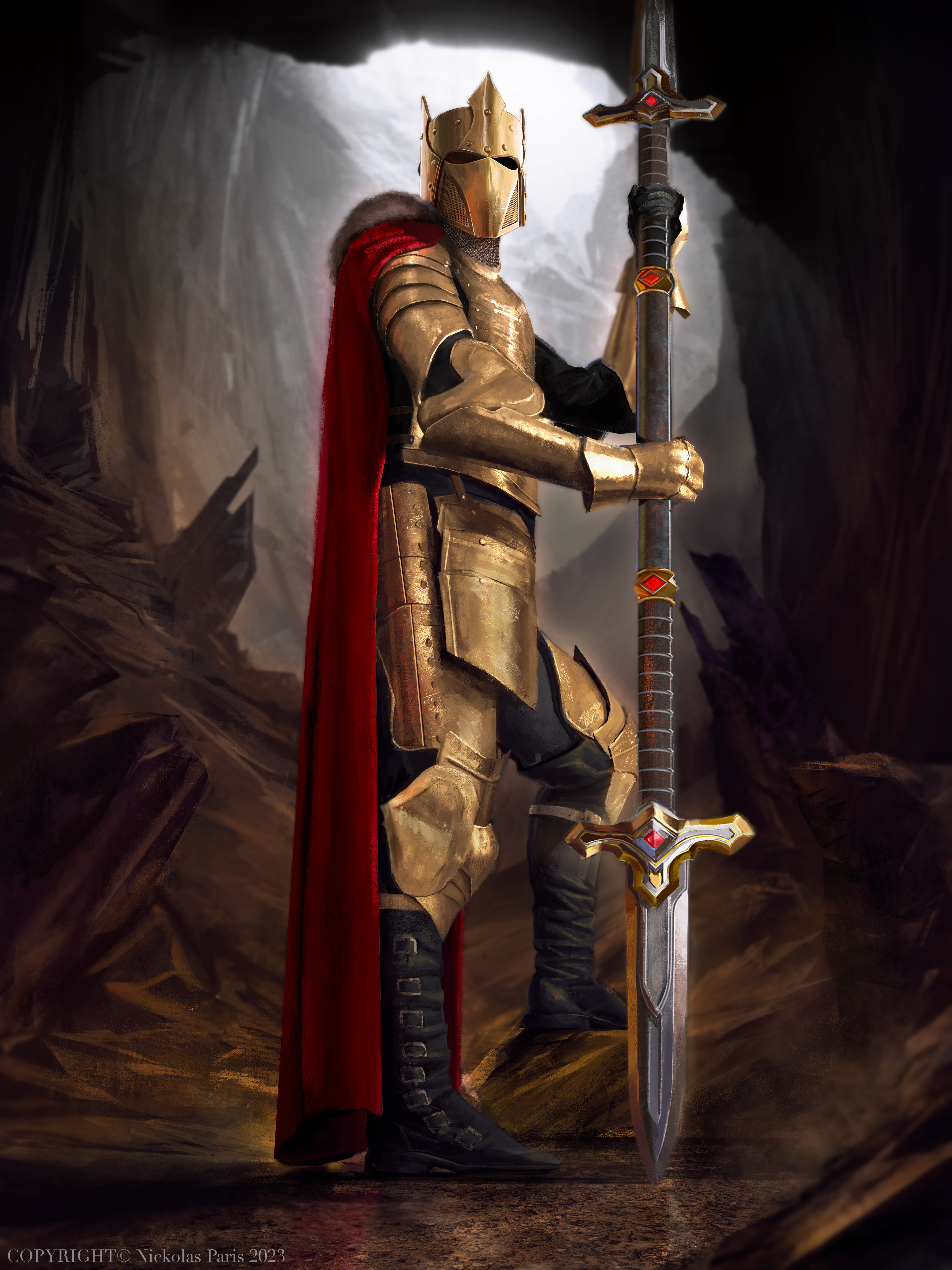 weapon and Helmet designed by "Dan Falcone"