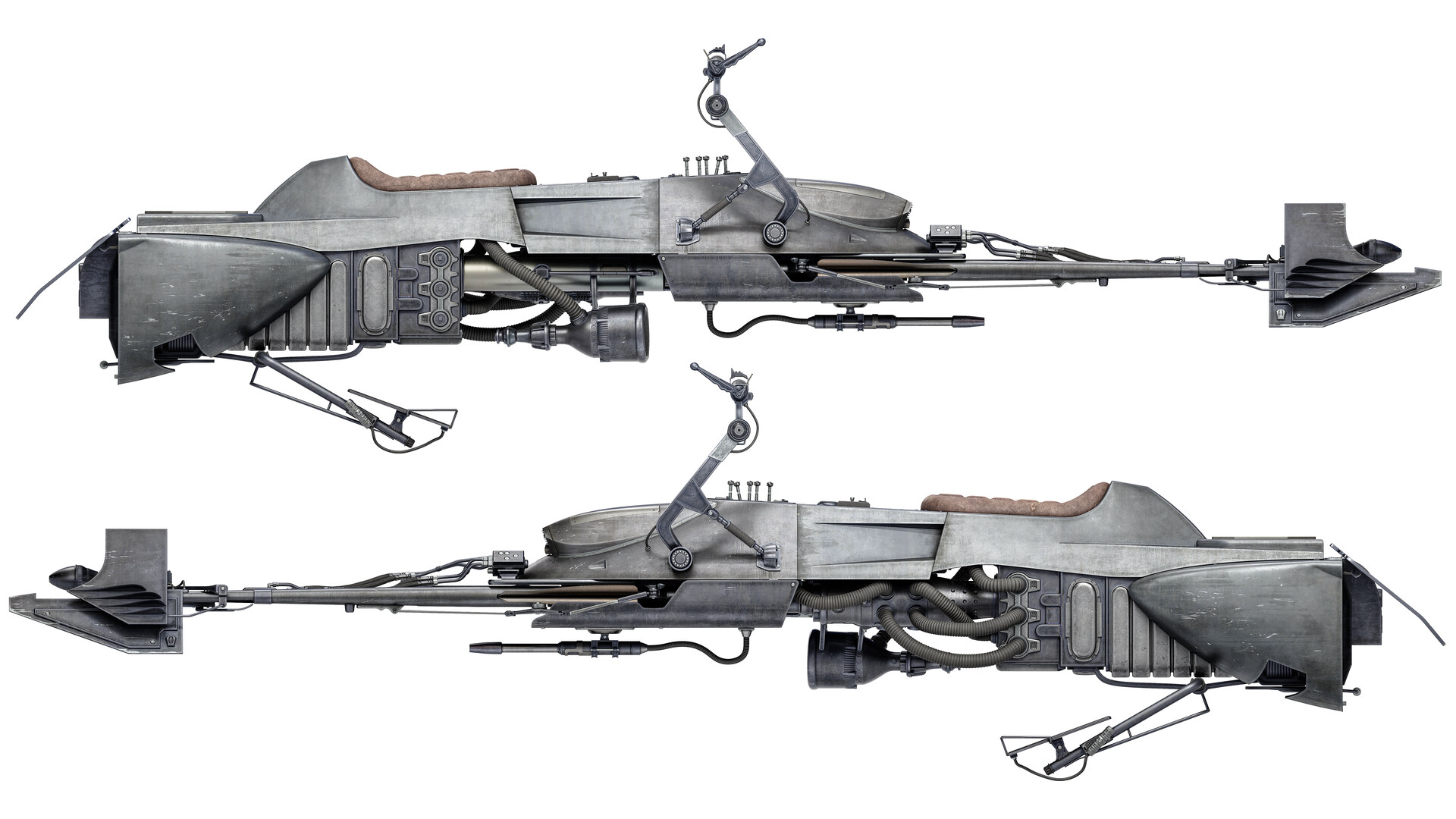 ArtStation - 74-Z Custom Speeder Bike (WIP)