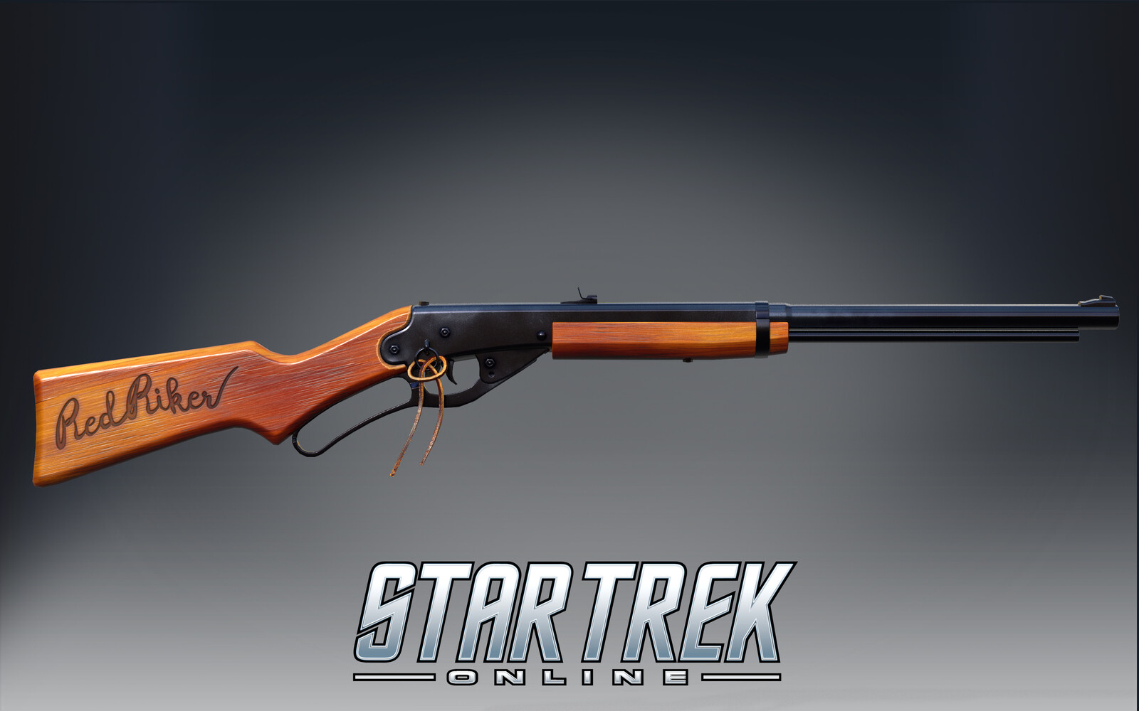 Red Riker BB Gun Iray Render