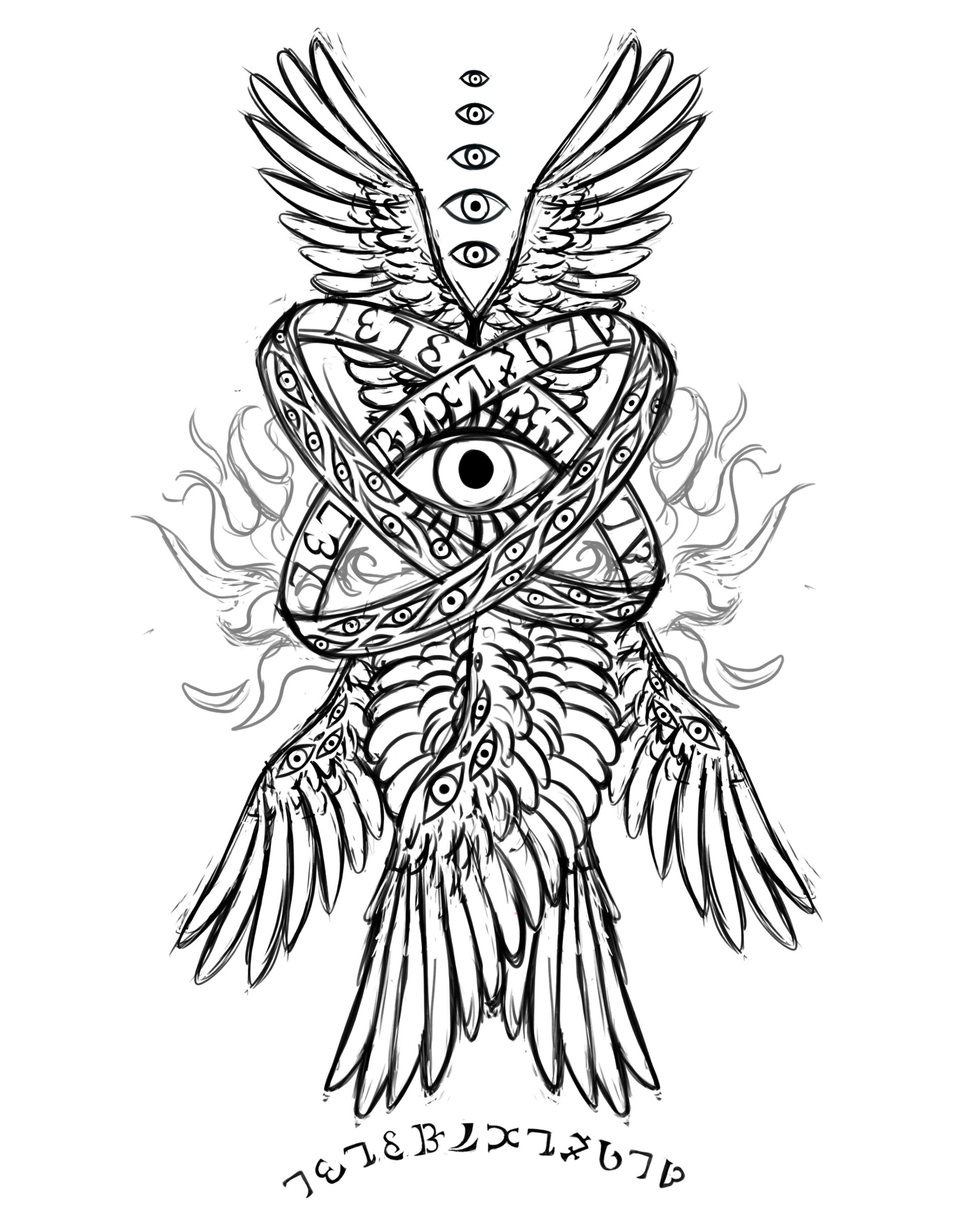 ArtStation Ophanim Tattoo