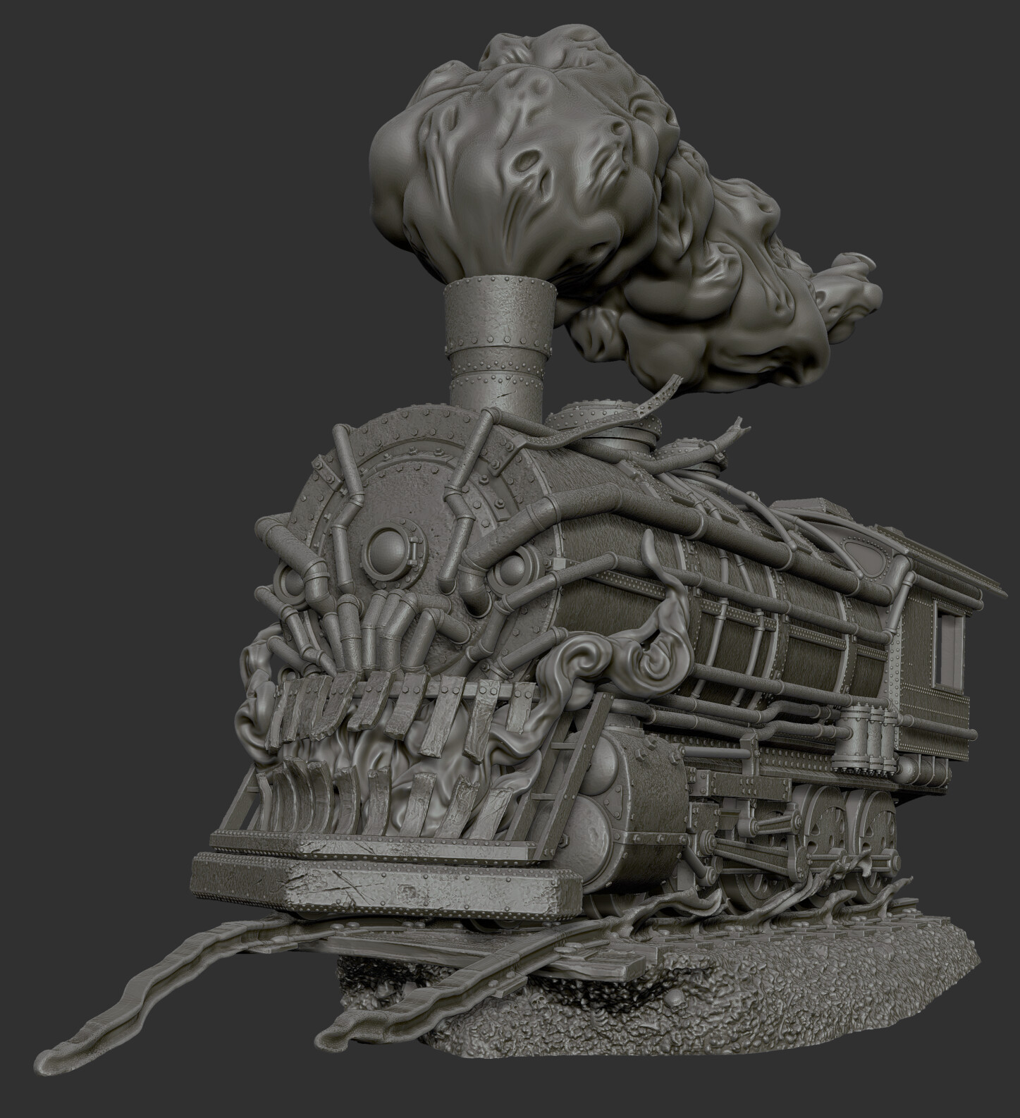 ArtStation The Ghost Train The Crooked Moon by Legends of Avantris