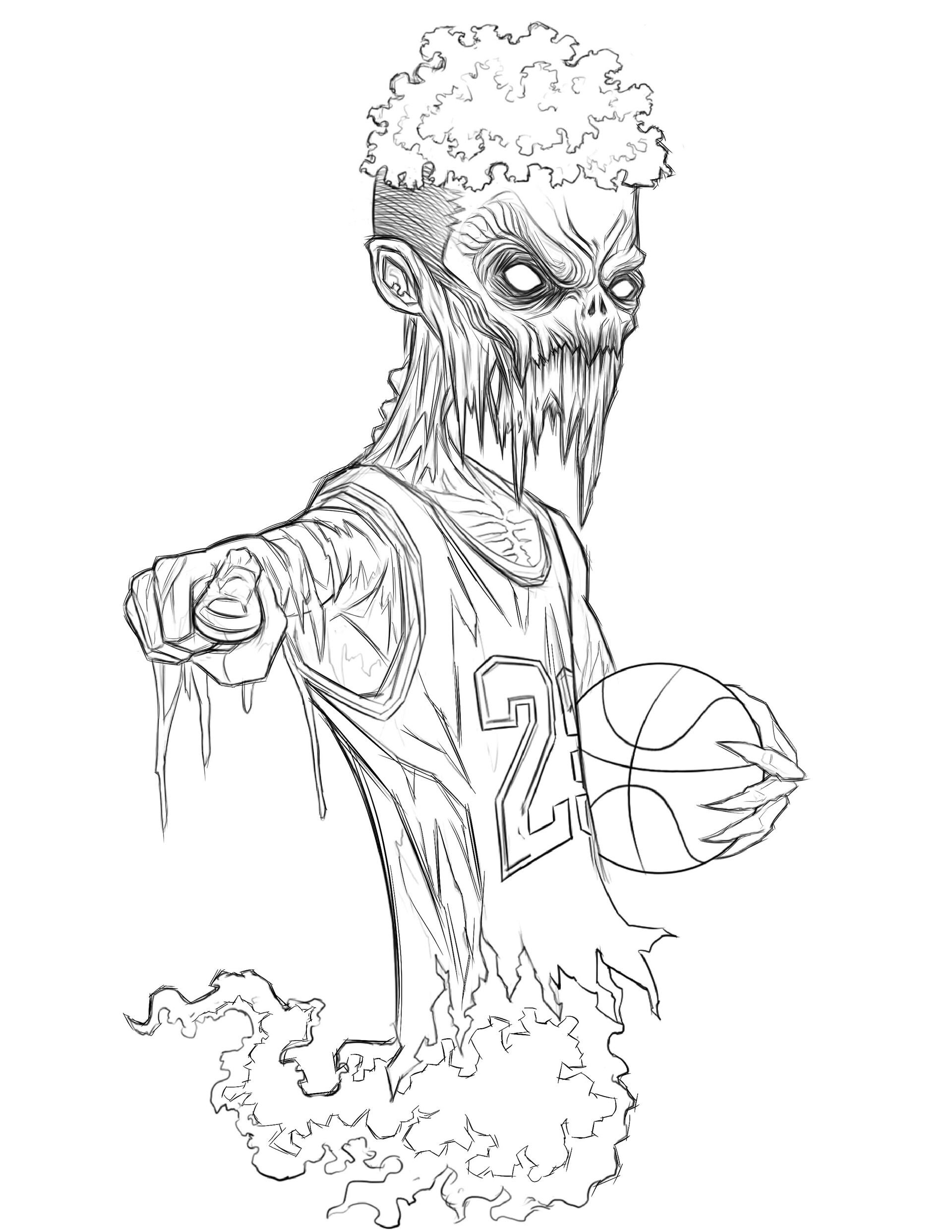 ArtStation - Basketball Ghost Dude
