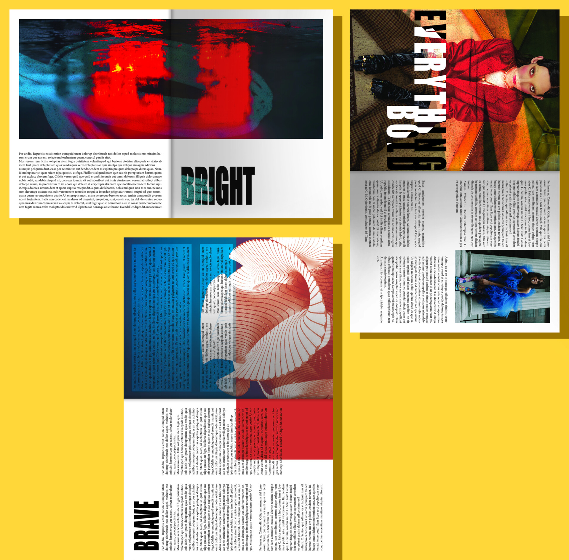 ArtStation - Fashion magazine layout