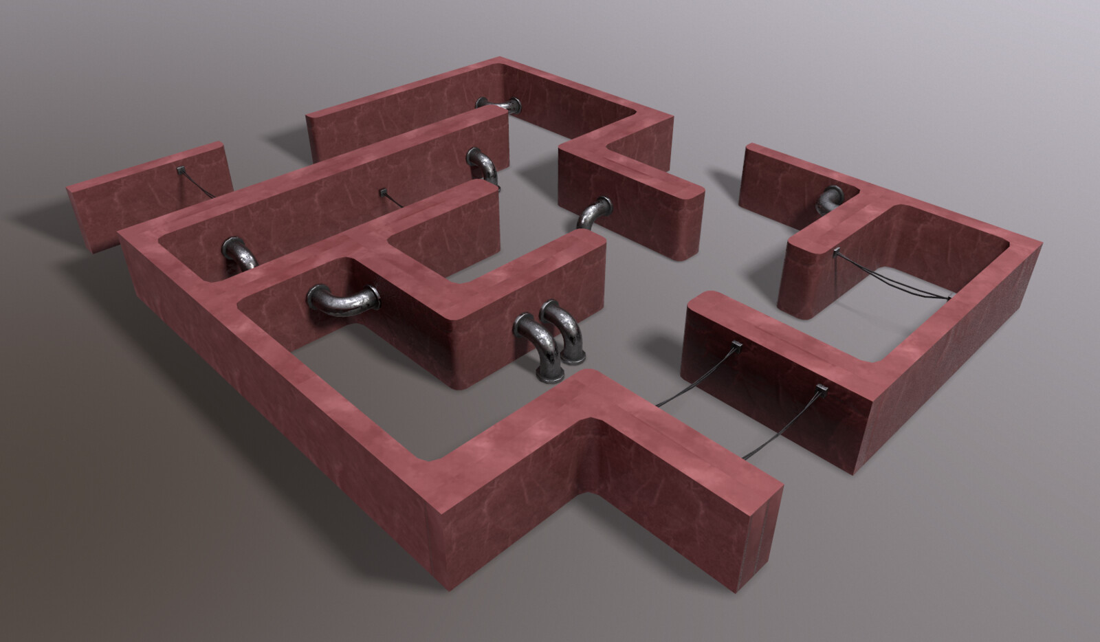 Modular Maze Pieces (Abyss theme)