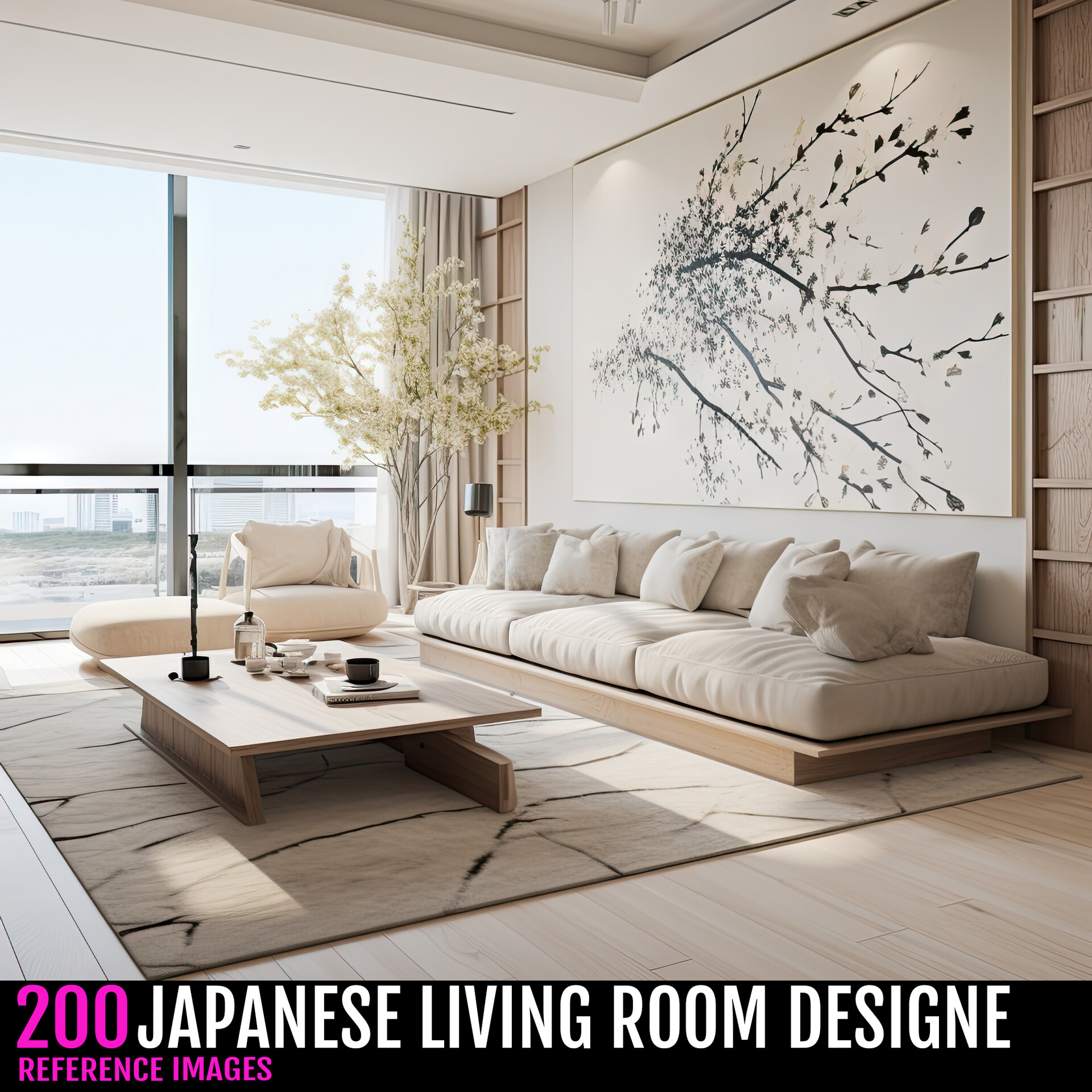 ArtStation - 200 JAPANESE LIVING ROOM DESIGNE