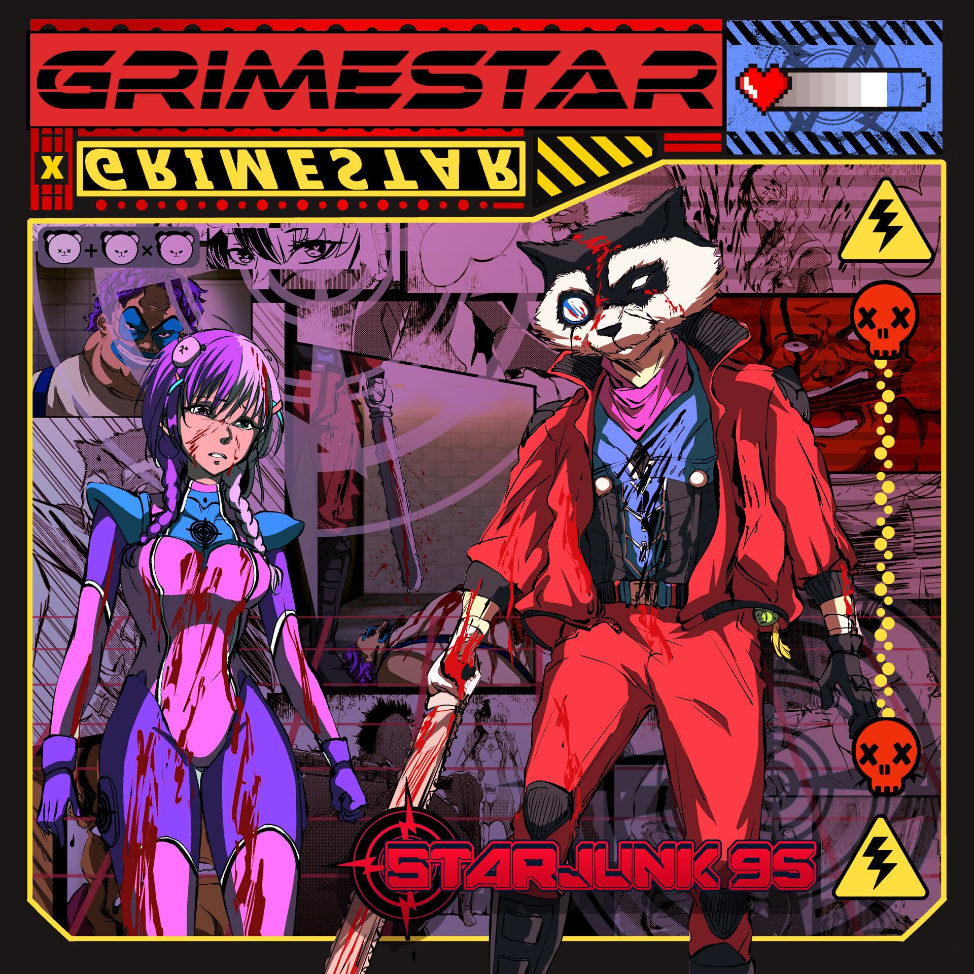 ArtStation - GRIMESTAR - Cover Artwork for Starjunk95