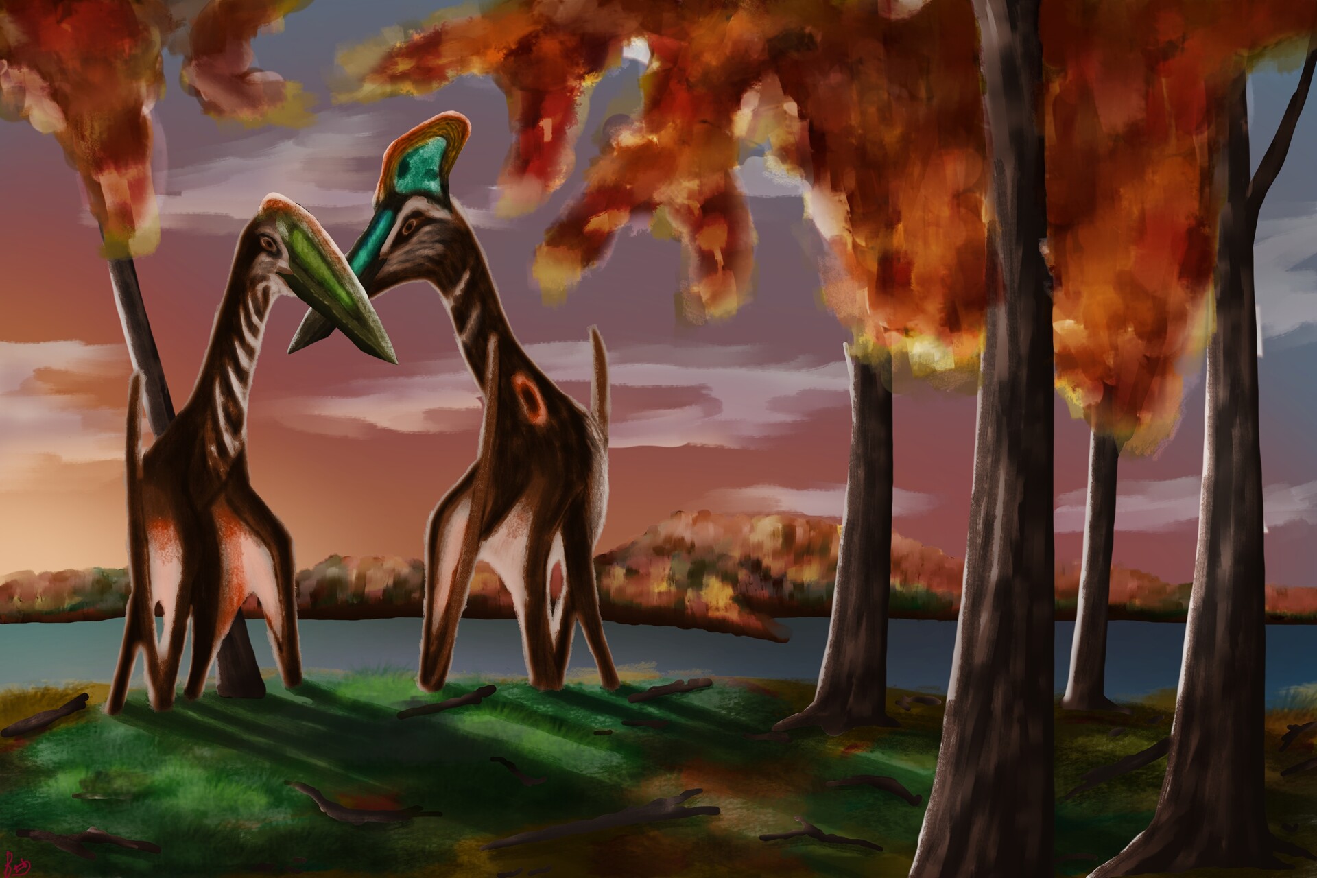 ArtStation - Dinosaur Paintings