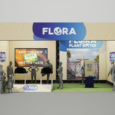 Flora at London Marathon 2023