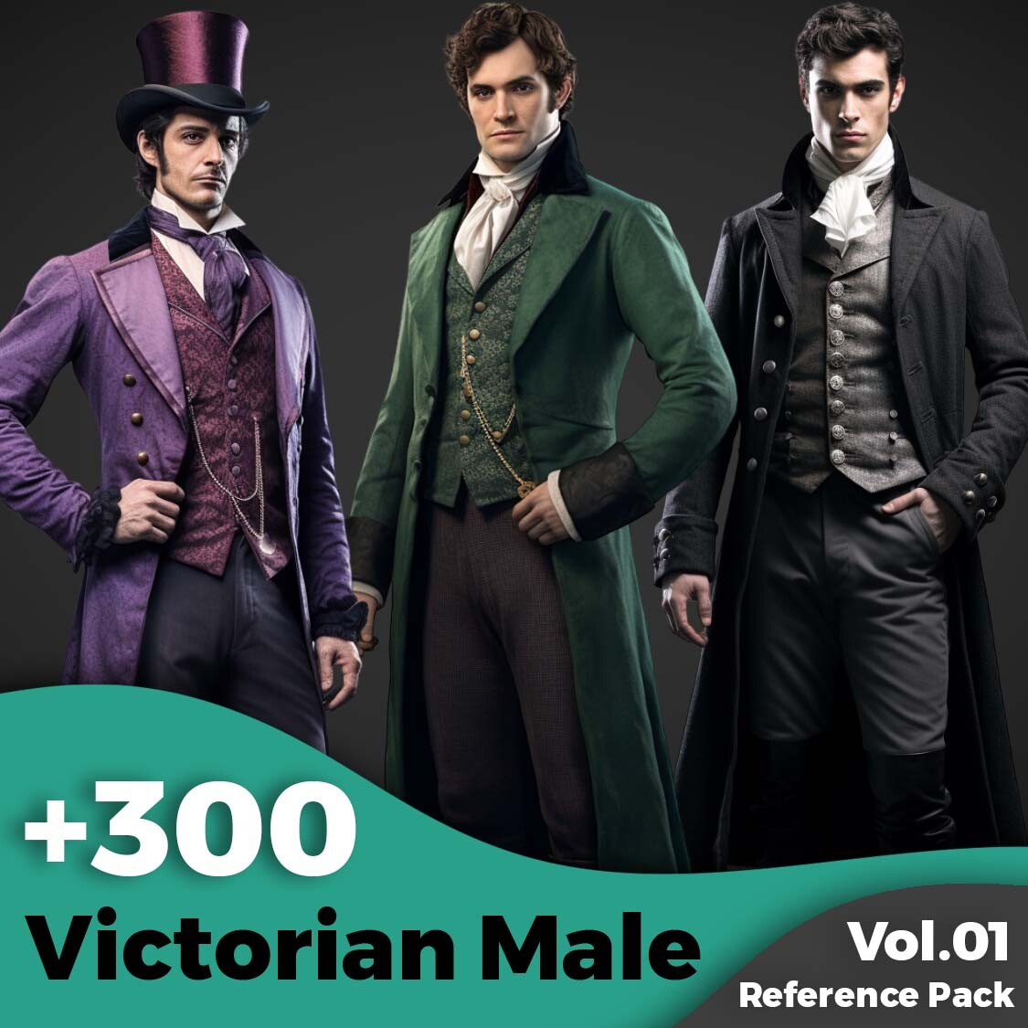 ArtStation +300 Victorian Male Concept (4k)