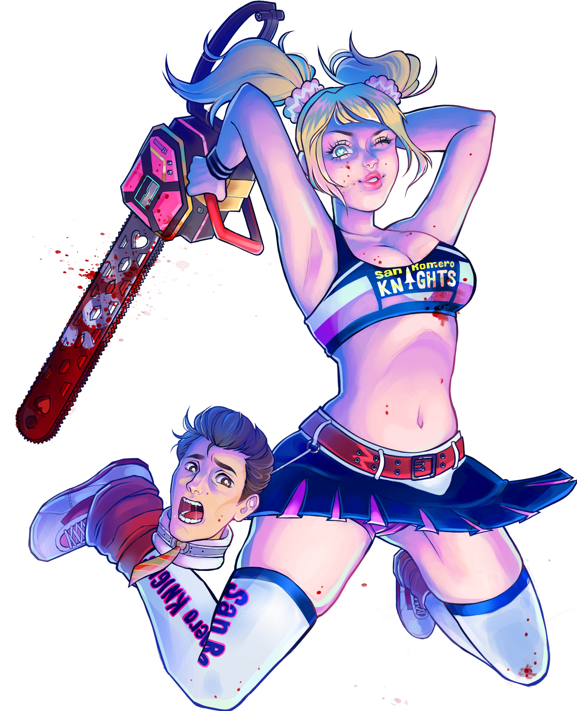 Anyone excited for the lollipop chainsaw remake? ✨🍭⛓🌸 : r/fanart