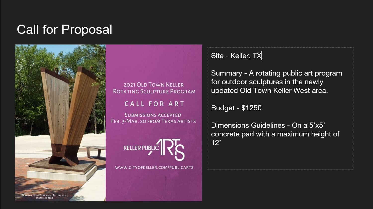 Call for Proposal
