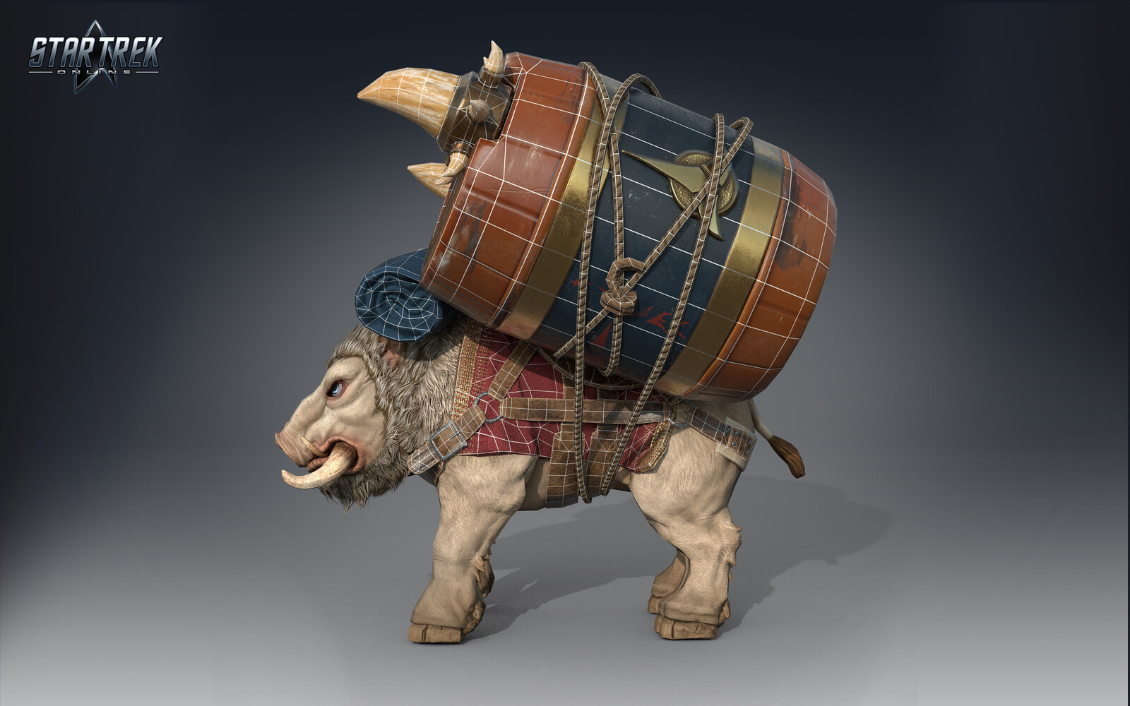 Warnog Rescue Targ Iray Render - I was responsible for the saddle and accessories.