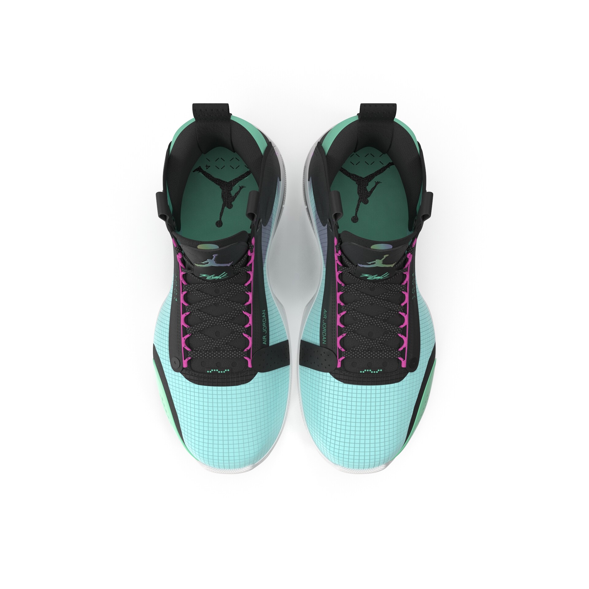 ArtStation NIKE AIR JORDAN 34 XXXIV Blue Void