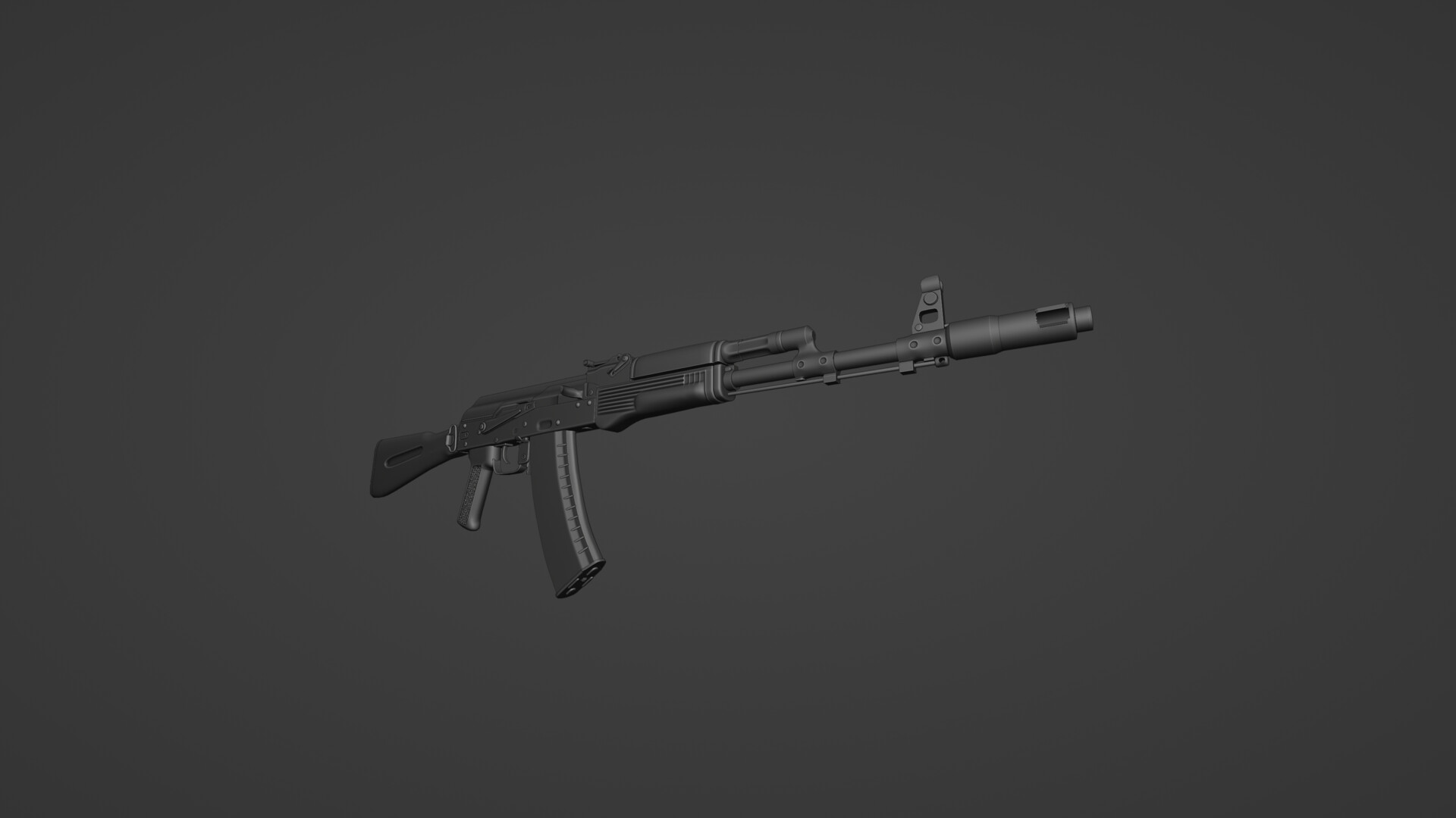 ArtStation - high-poly AK-74m