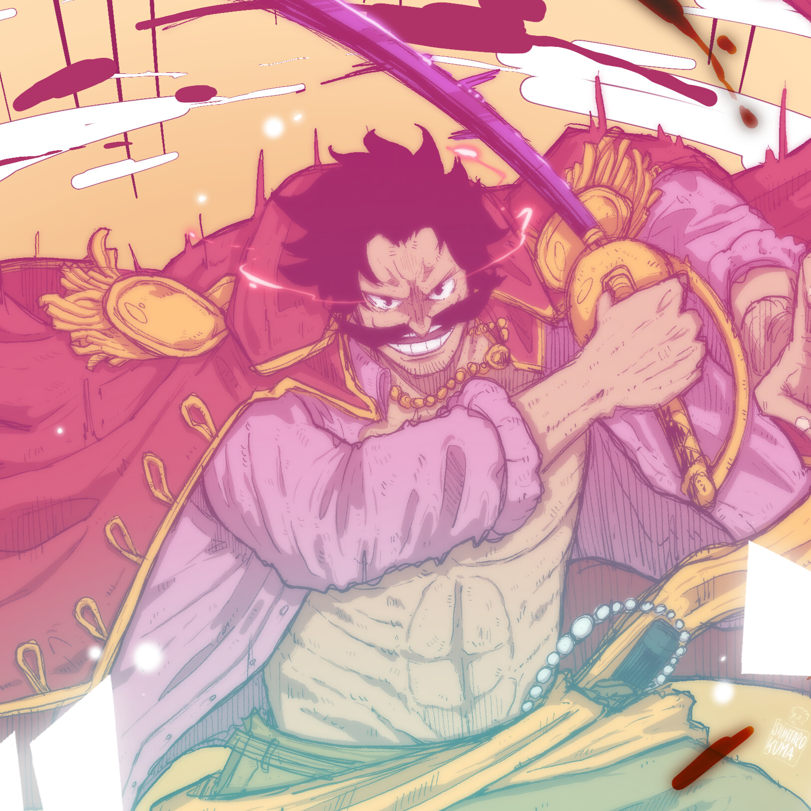 ArtStation - Gol D. Roger - One piece .